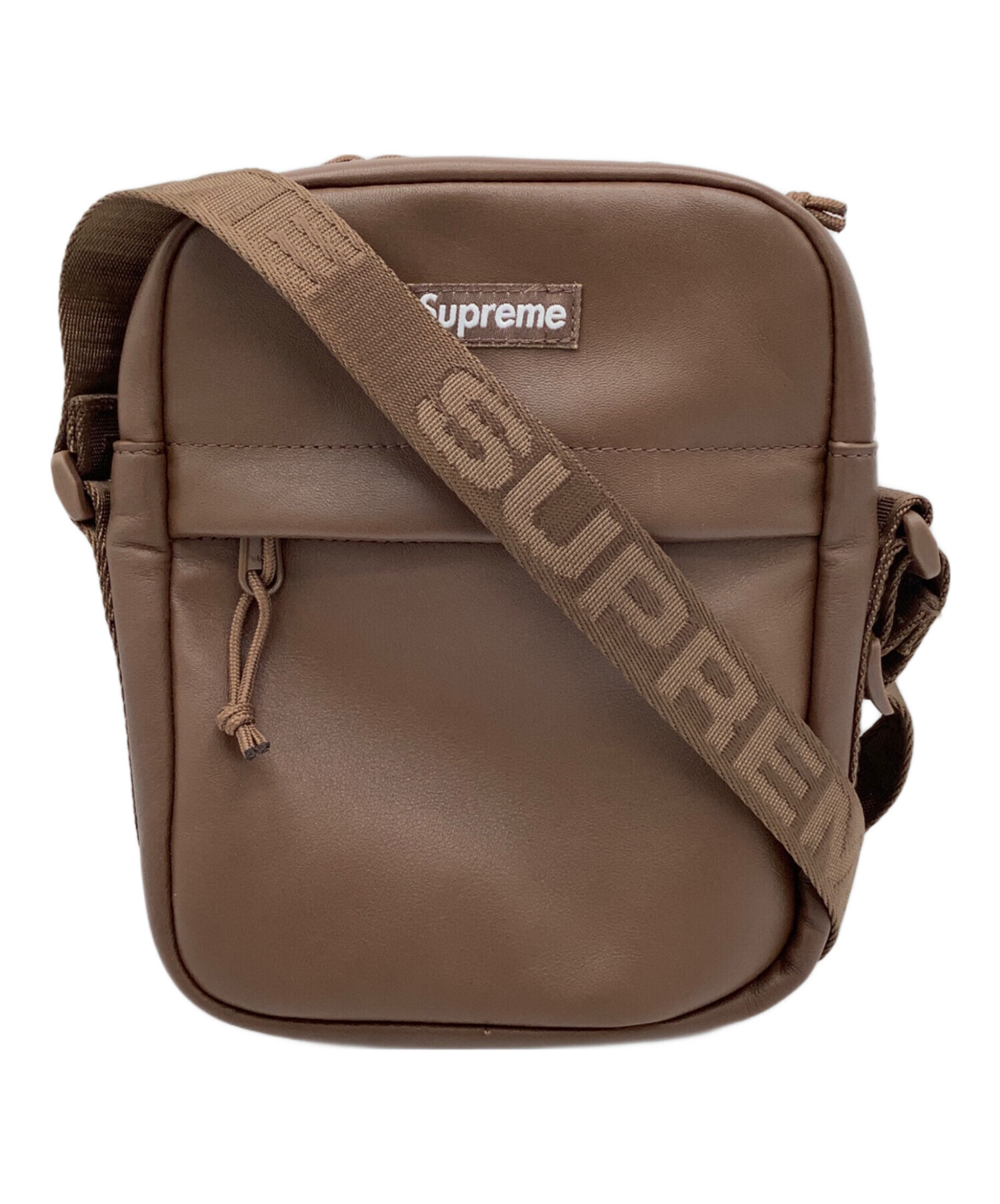中古・古着通販】Supreme (シュプリーム) Leather Shoulder Bag