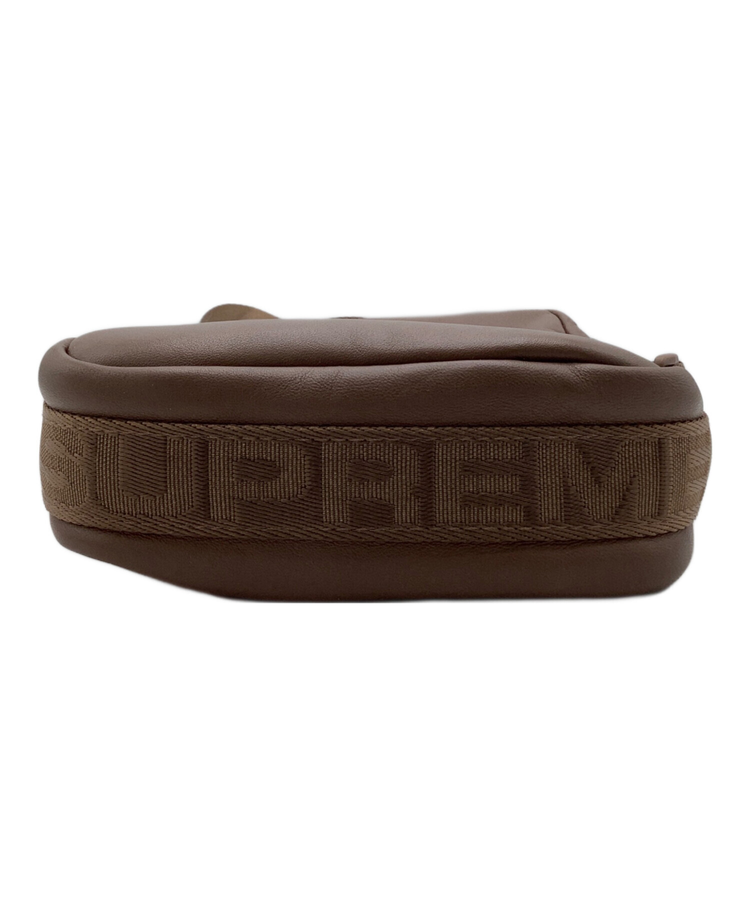 Supreme ヴィンテージ　ドラムバッグ ブラウン 中古・古着通販】Supreme (シュプリーム) Leather Shoulder Bag
