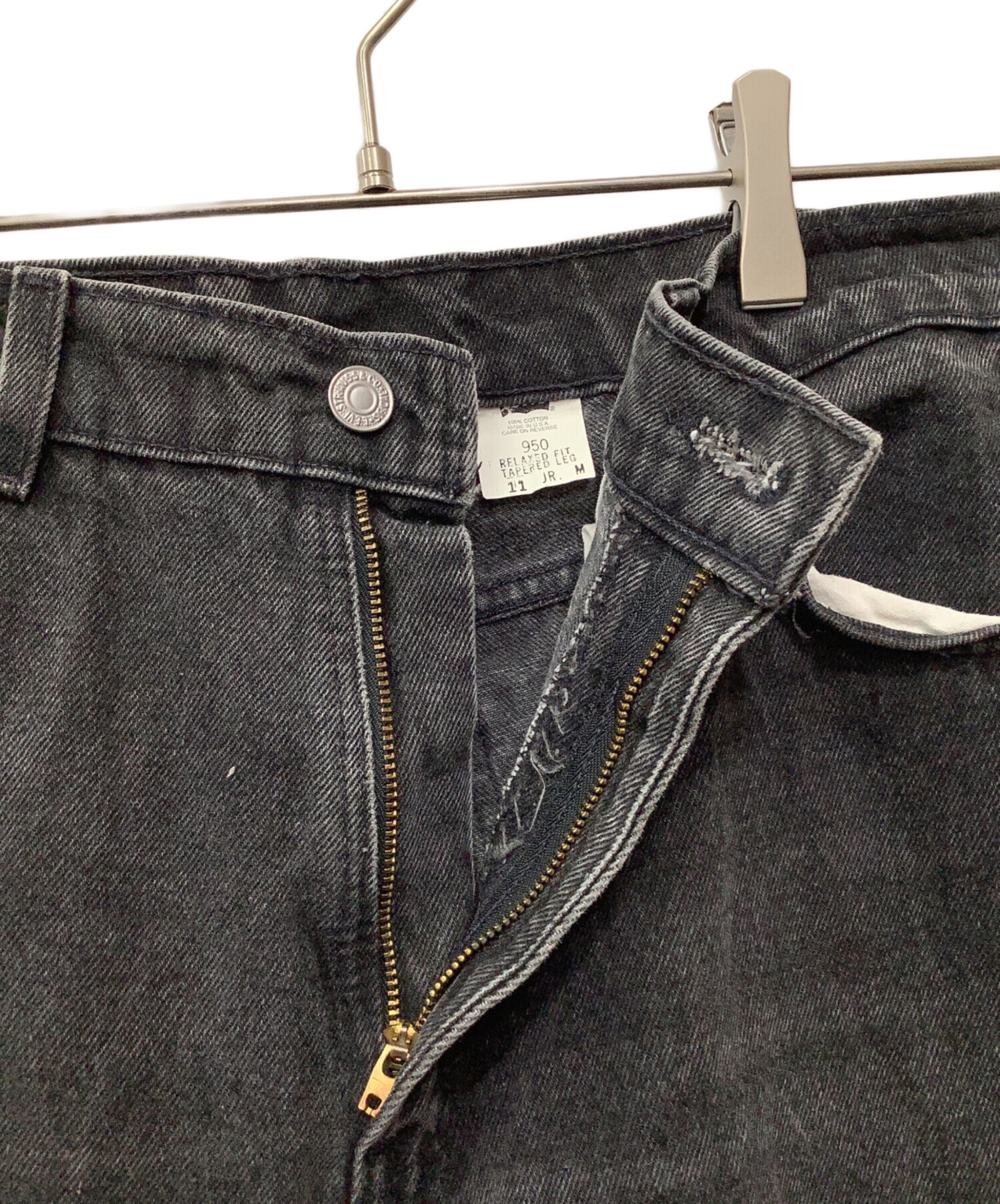 中古・古着通販】LEVI'S (リーバイス) デニムパンツ ブラック サイズ:M
