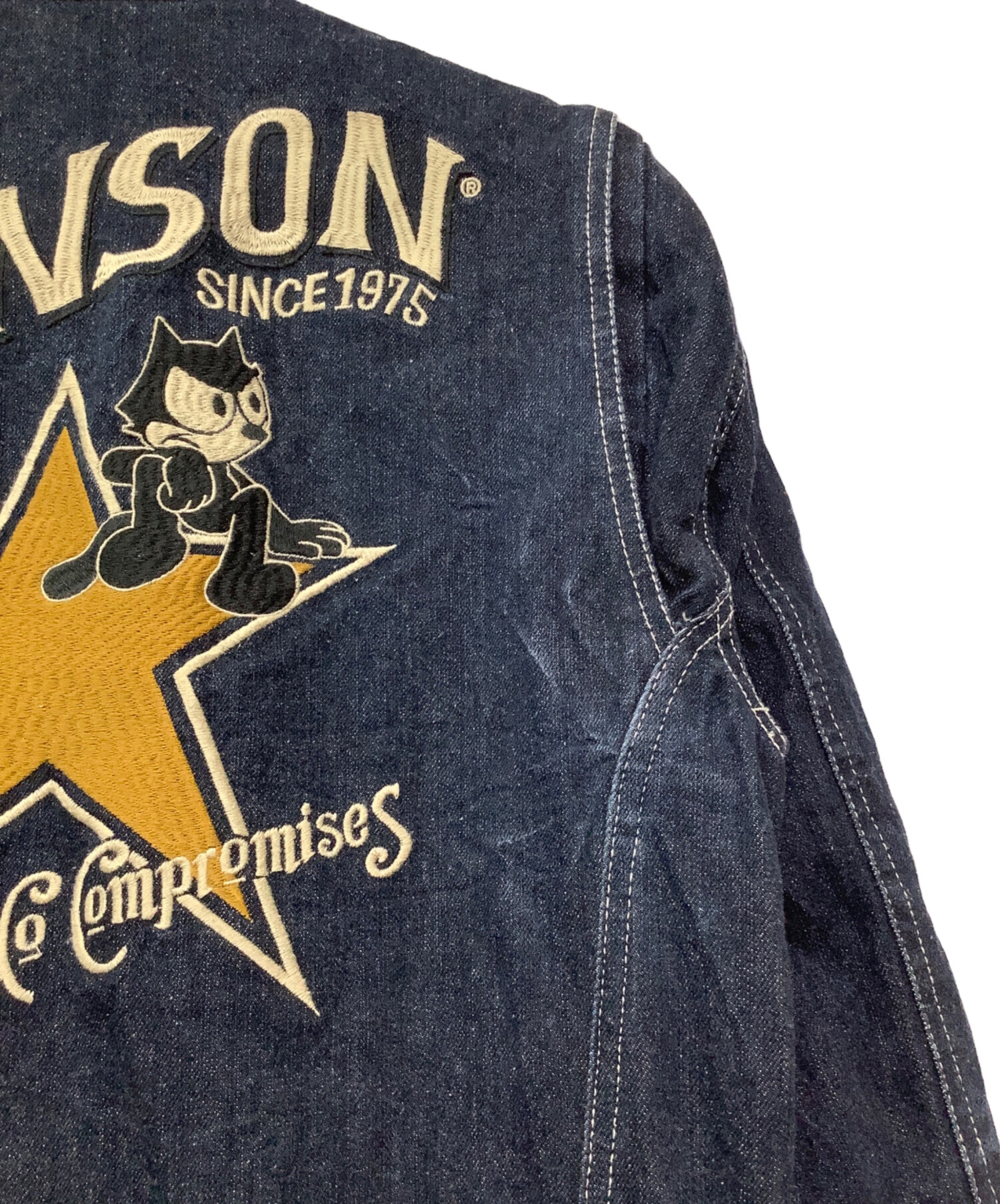 中古・古着通販】VANSON (バンソン) つなぎ ネイビー サイズ:FREE