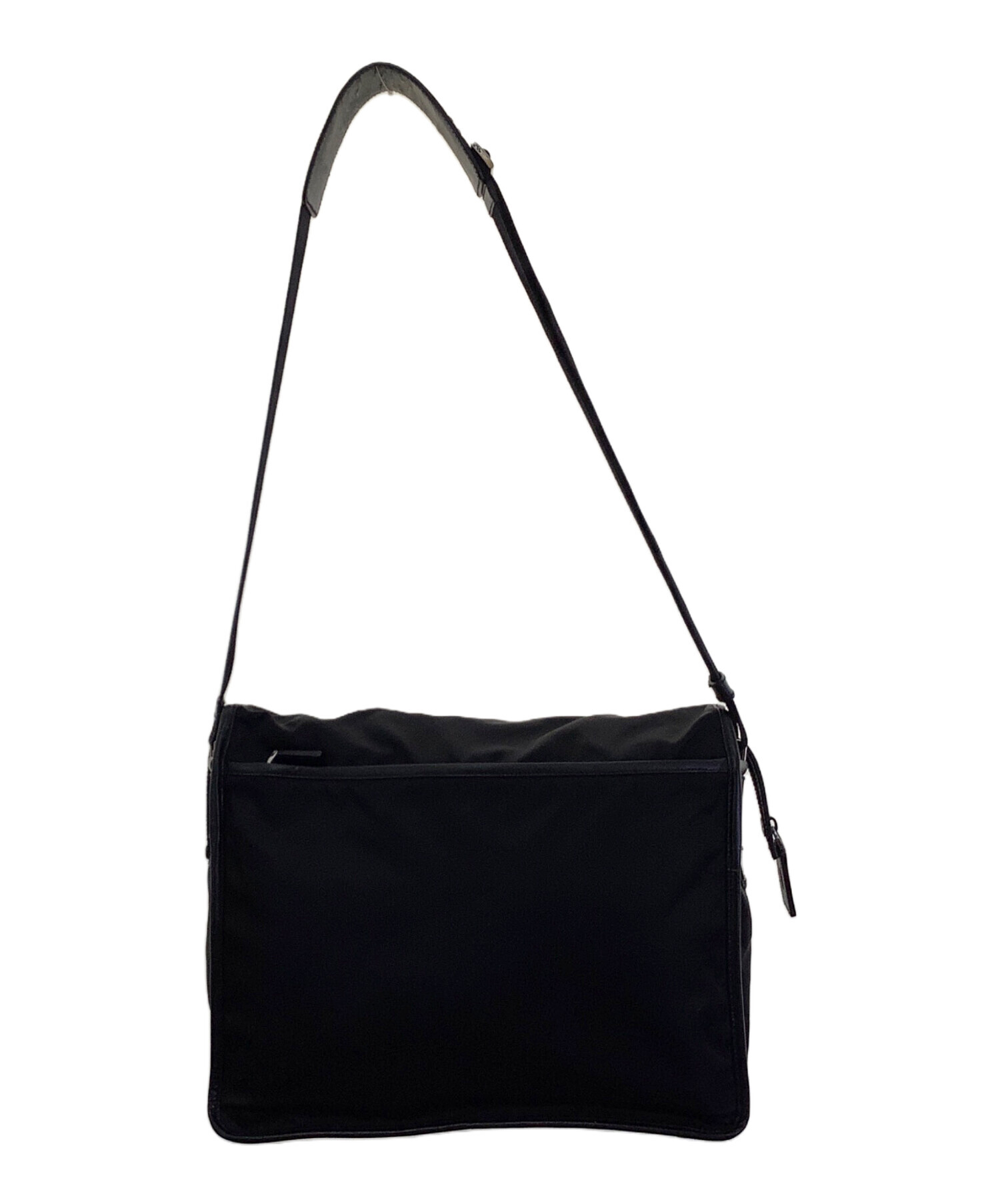 中古・古着通販】PRADA (プラダ) ナイロンメッセンジャーバッグ 