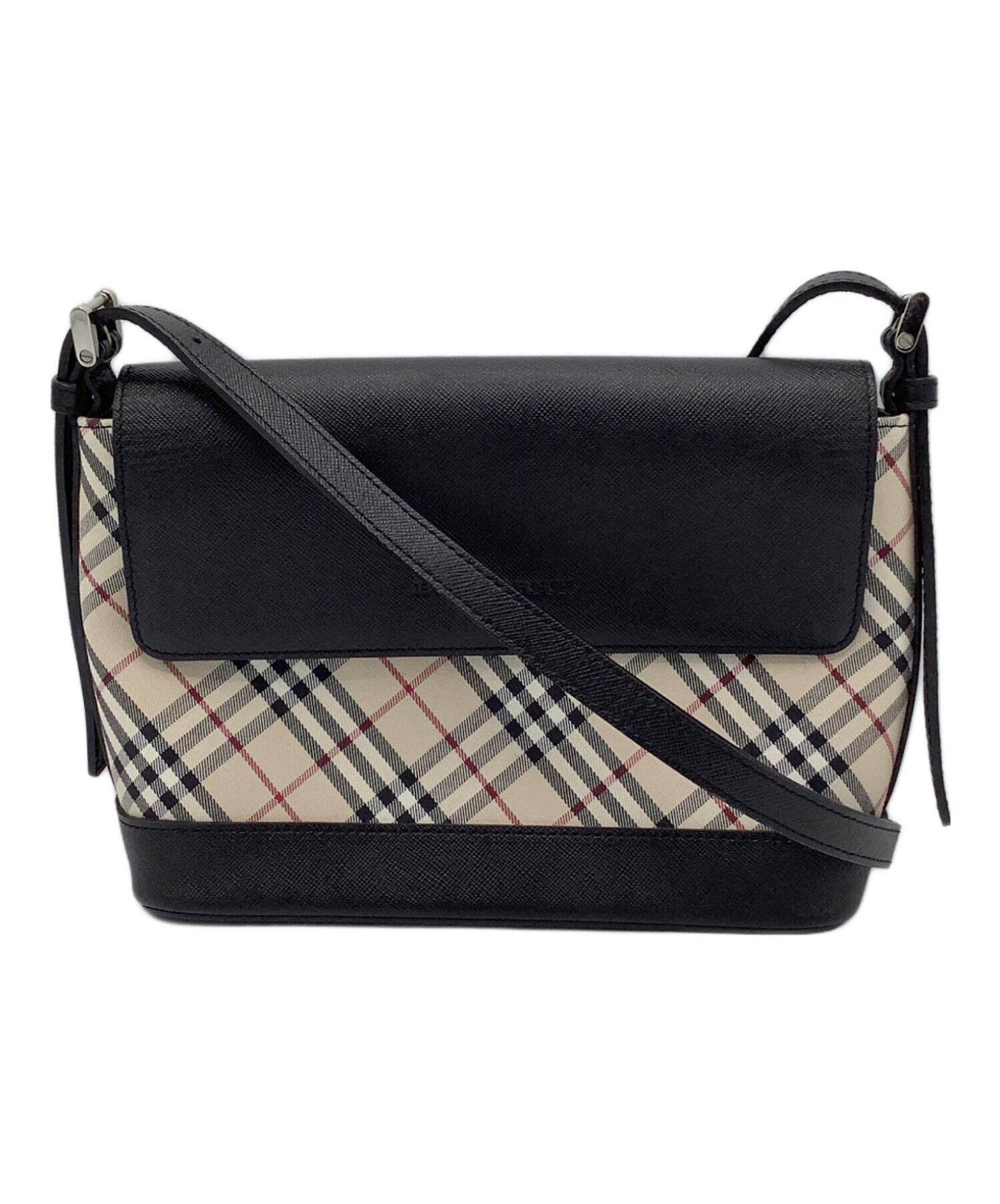 中古・古着通販】BURBERRY (バーバリー) ショルダーバッグ ブラック 
