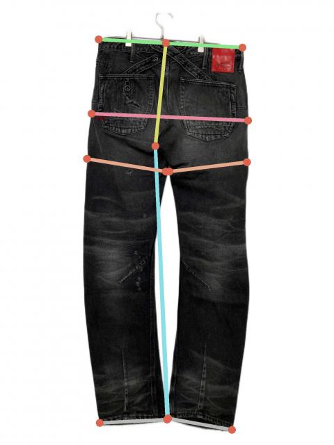 中古・古着通販】Denham (デンハム) デニムパンツ ブラック サイズ:W31