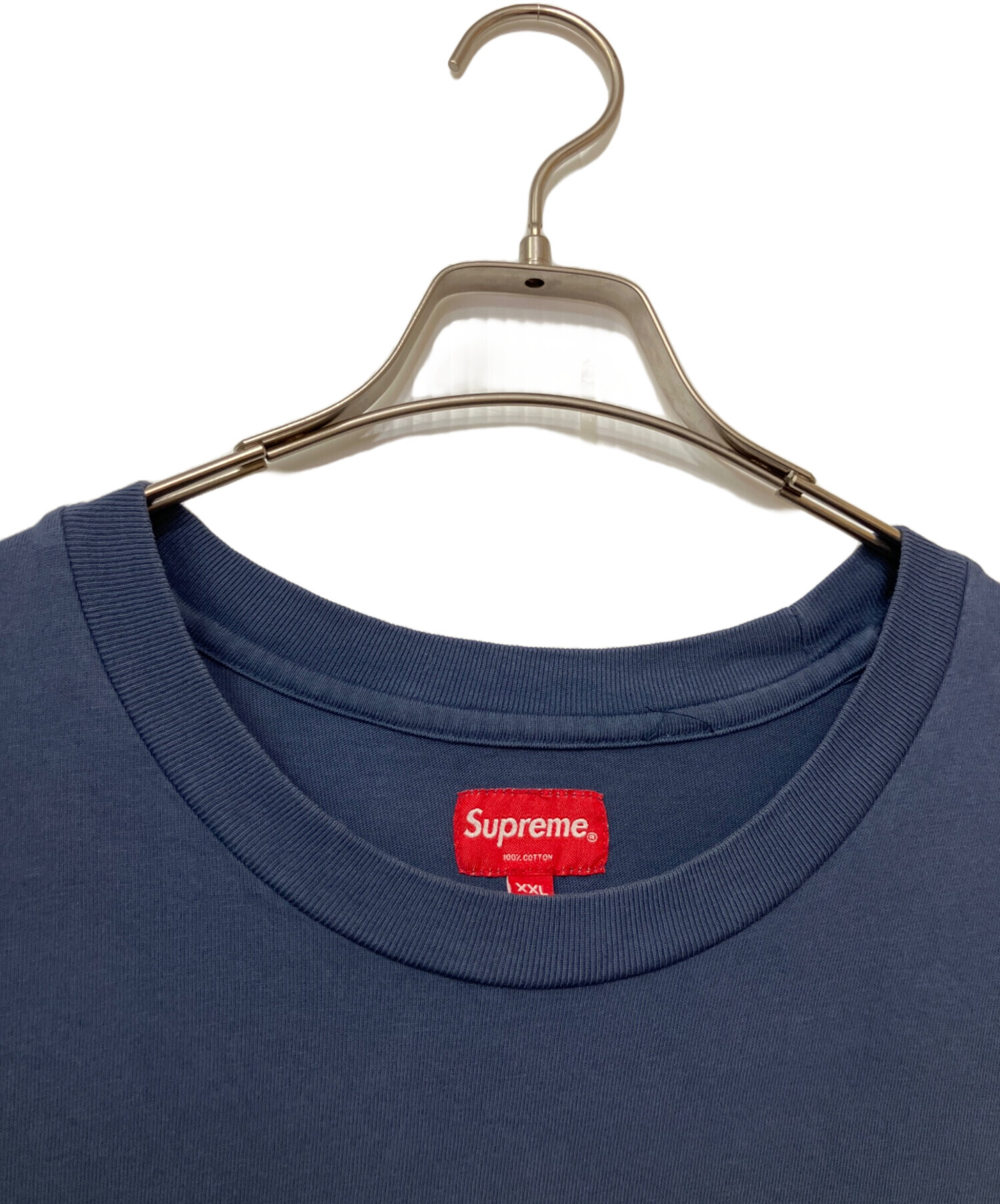 中古・古着通販】SUPREME (シュプリーム) 半袖Tシャツ ネイビー サイズ