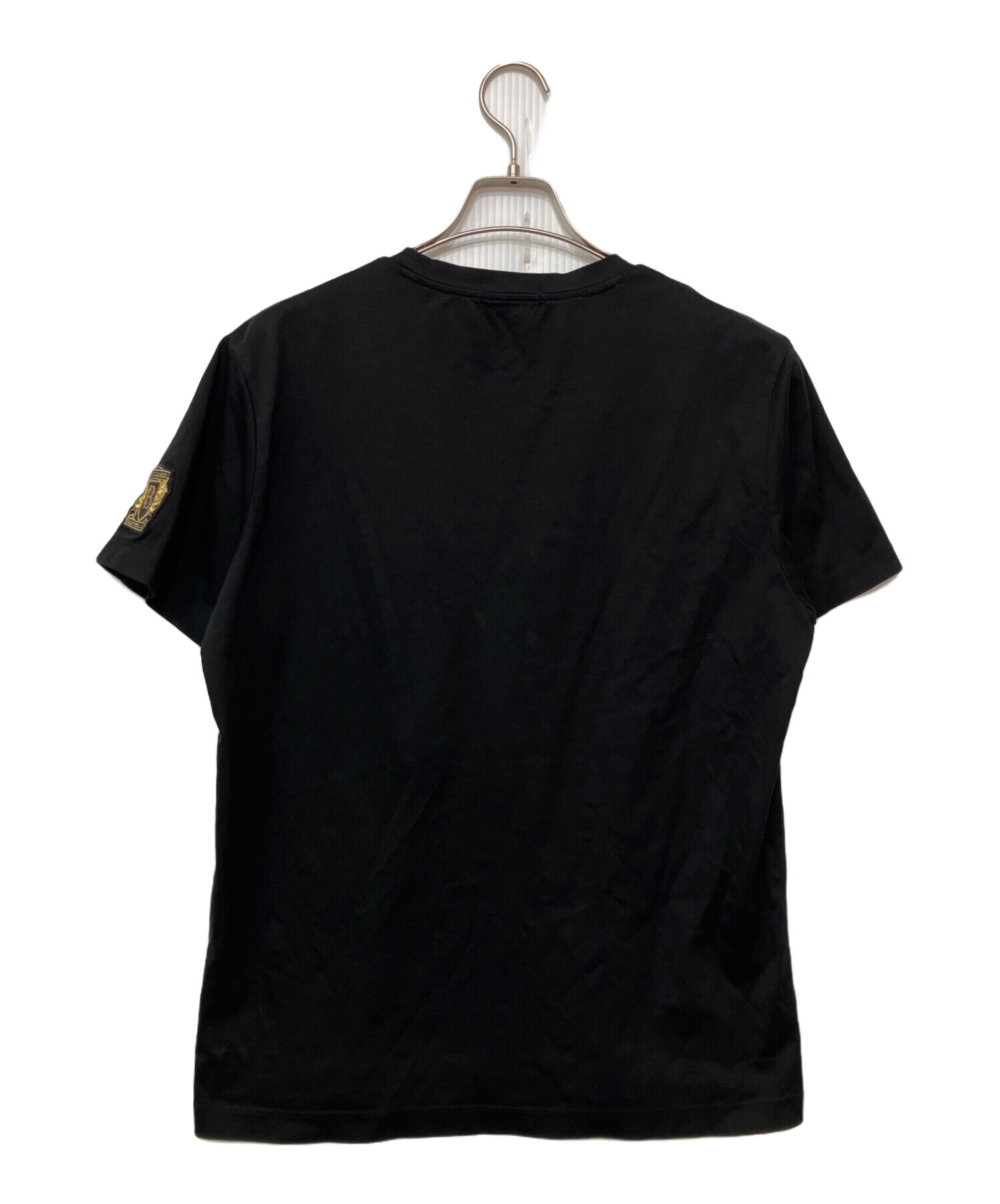クレストブリッジブラックレーベル　黒 半袖 Tシャツ 送料無料 定価1 6万 新品 M(2)ブラックレーベル クレストブリッジ ロゴ