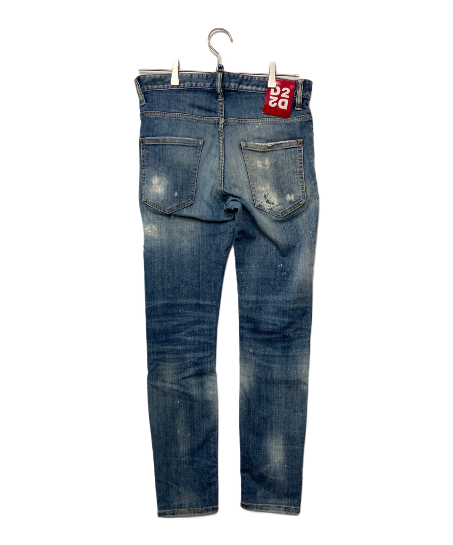 中古・古着通販】DSQUARED2 (ディースクエアード) デニムパンツ ブルー 