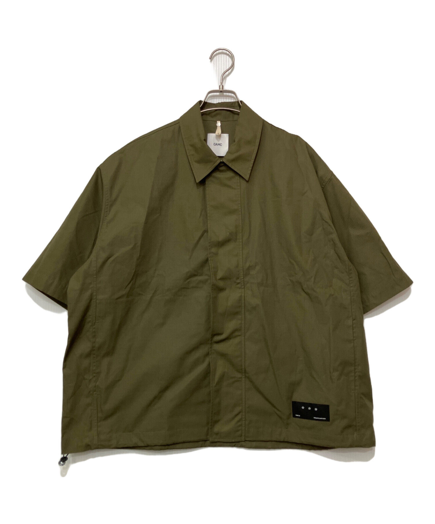 中古・古着通販】OAMC (オーエーエムシー) 半袖シャツ オリーブ サイズ