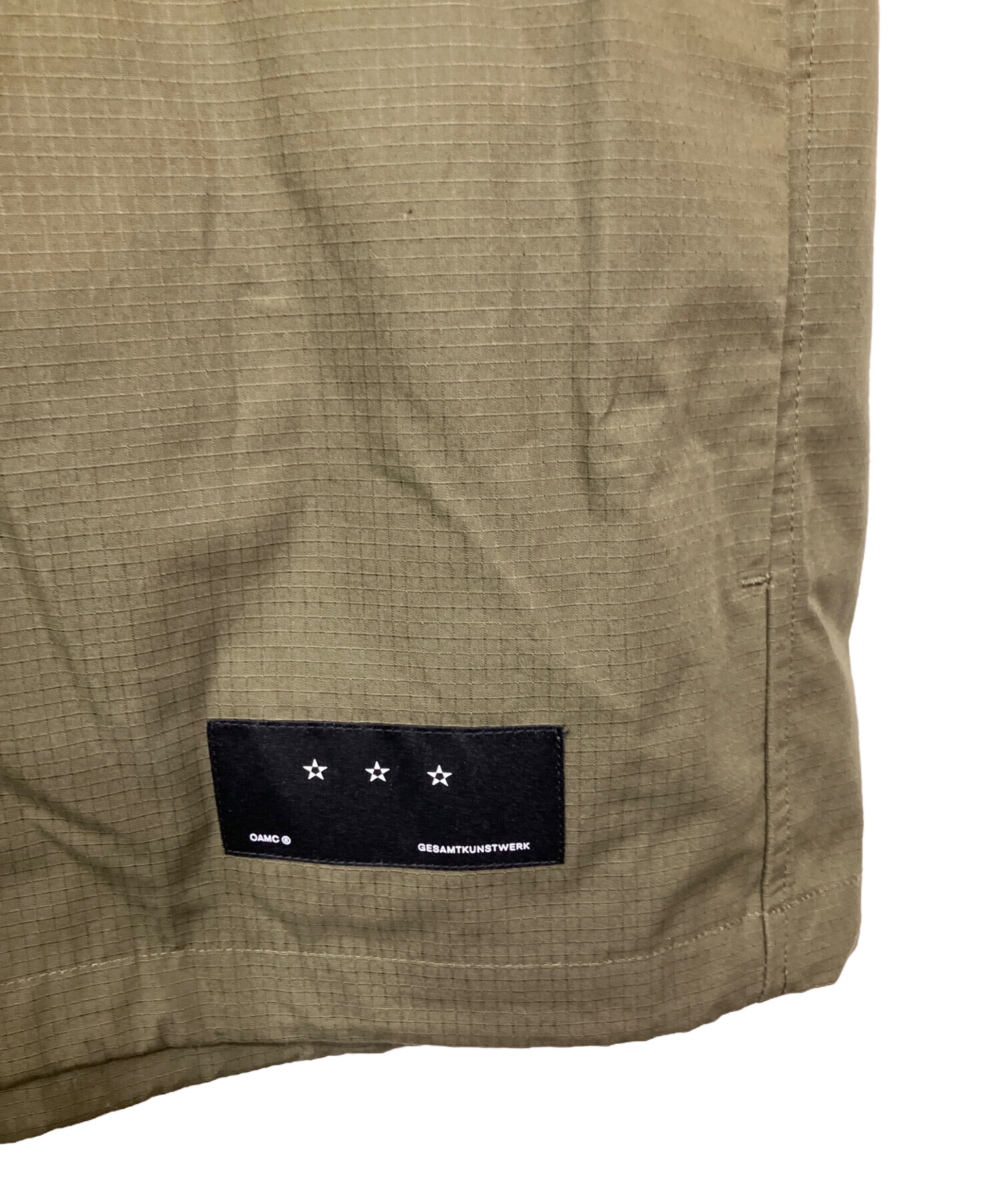 OAS オーエーエス カジュアルシャツ M 茶 【古着】【中古】【送料無料】 OAS オーエーエス カジュアルシャツ M 茶 【古着】【中古】【送料無料