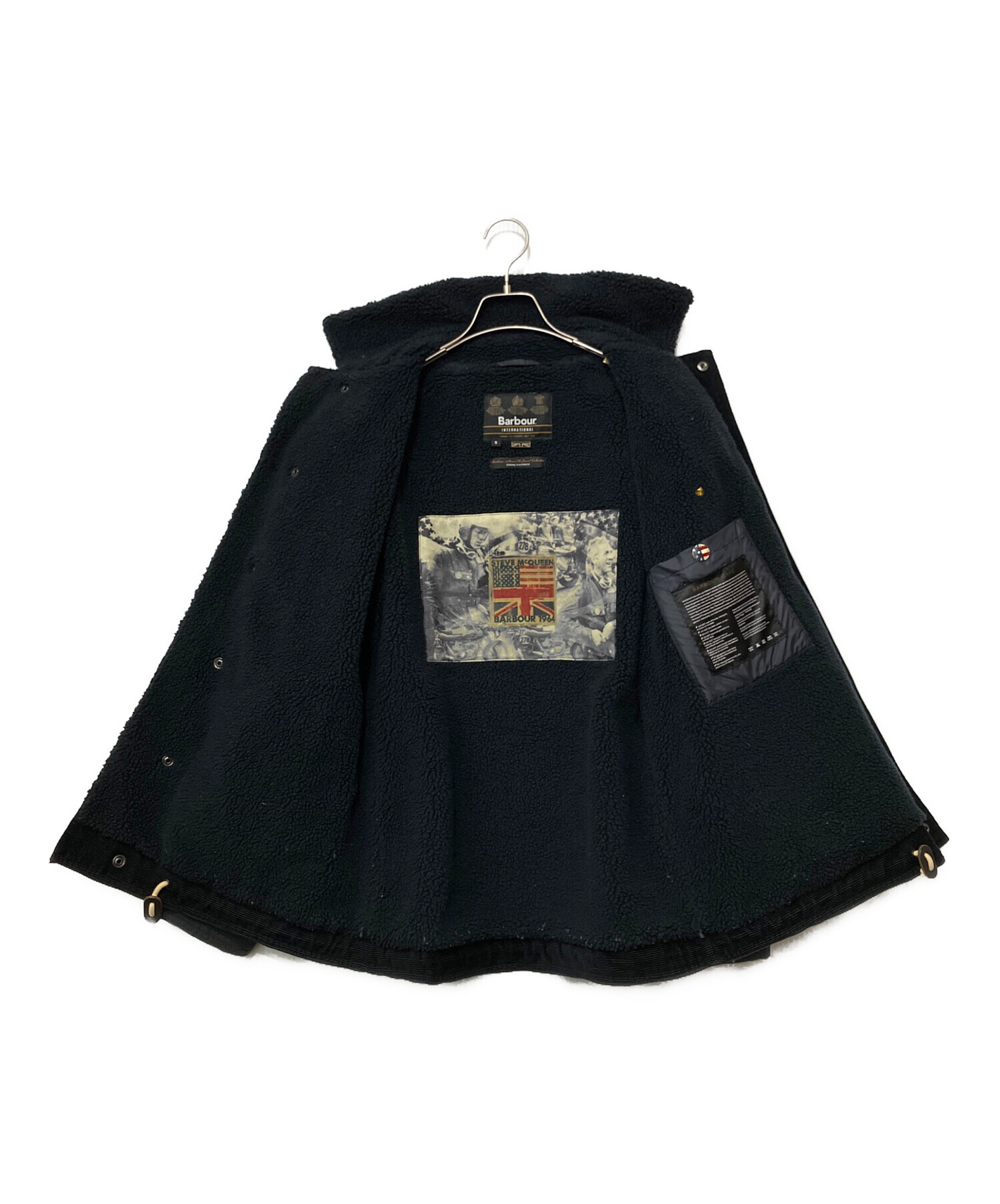 中古・古着通販】Barbour (バブアー) 裏ボアジャケット ブラック