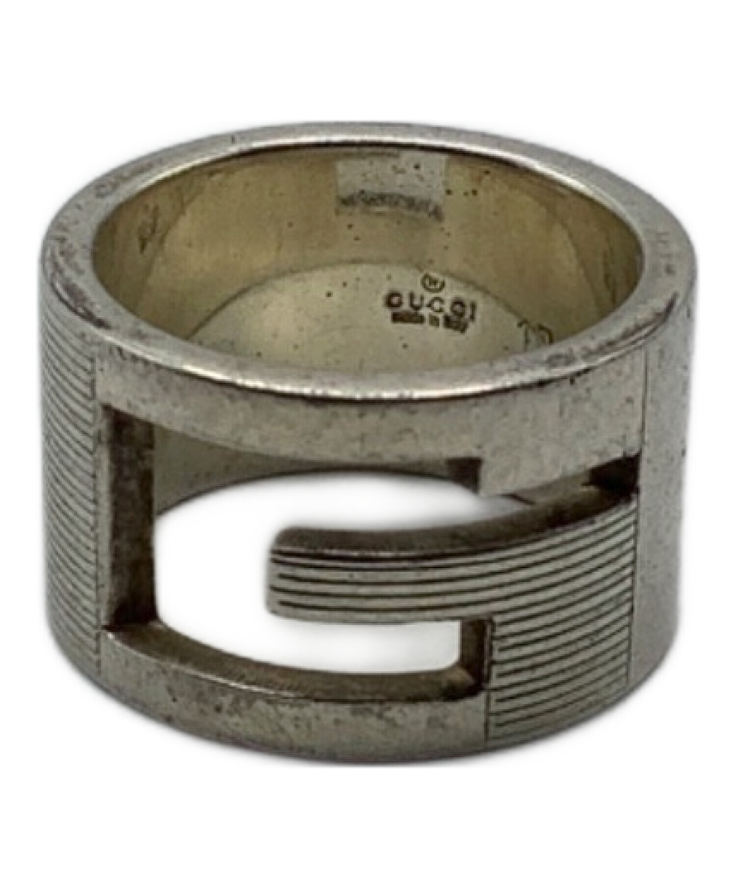 【正規品】未使用に近い‼️GUCCI リング 中古・古着通販】GUCCI (グッチ) ブランデットG リング サイズ:10