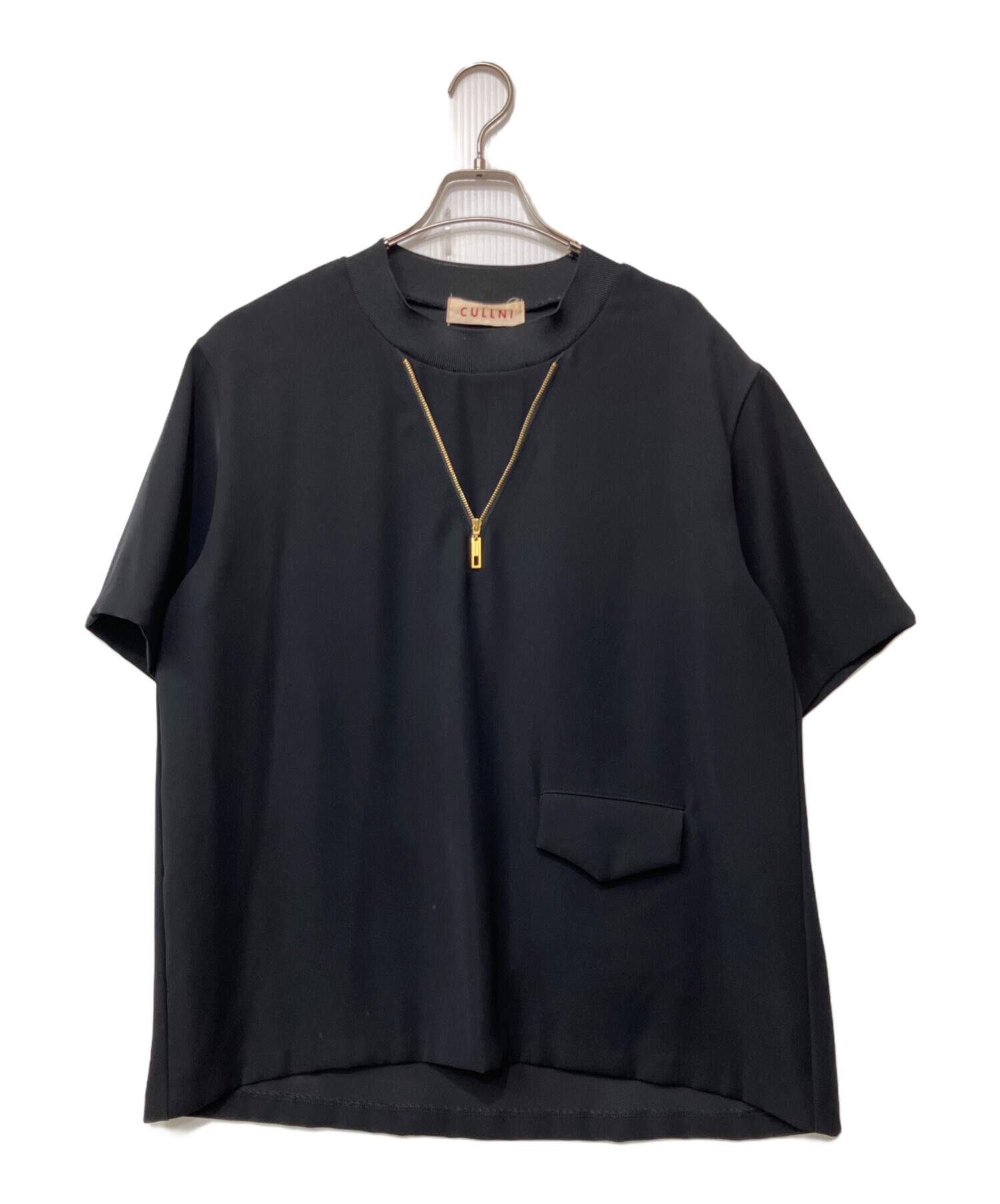 CULLNI クルニ フロントロゴ Tシャツ ブラック ボンディング CULLNI 