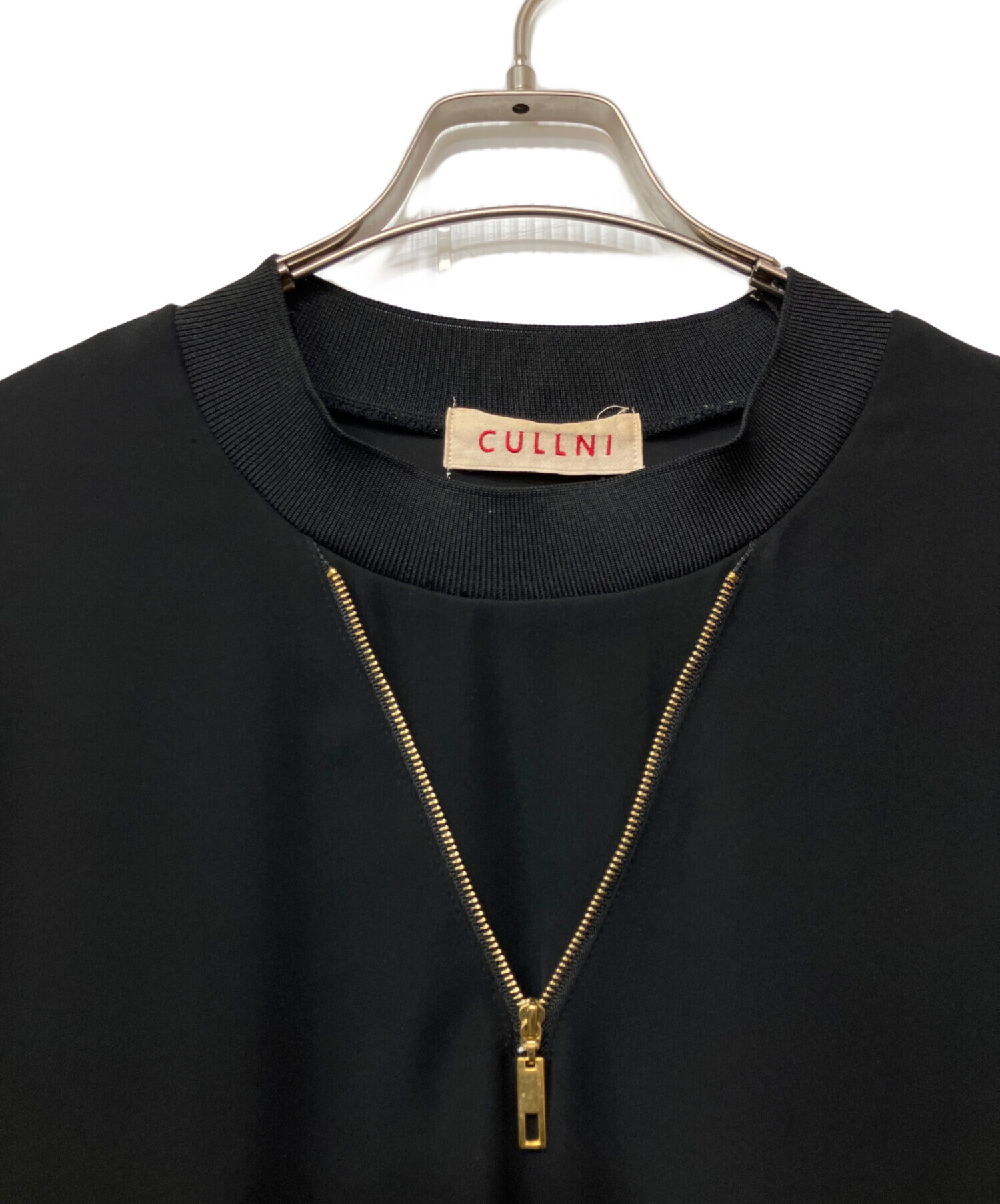 CULLNI クルニ フロントロゴ Tシャツ ブラック ボンディング CULLNI 