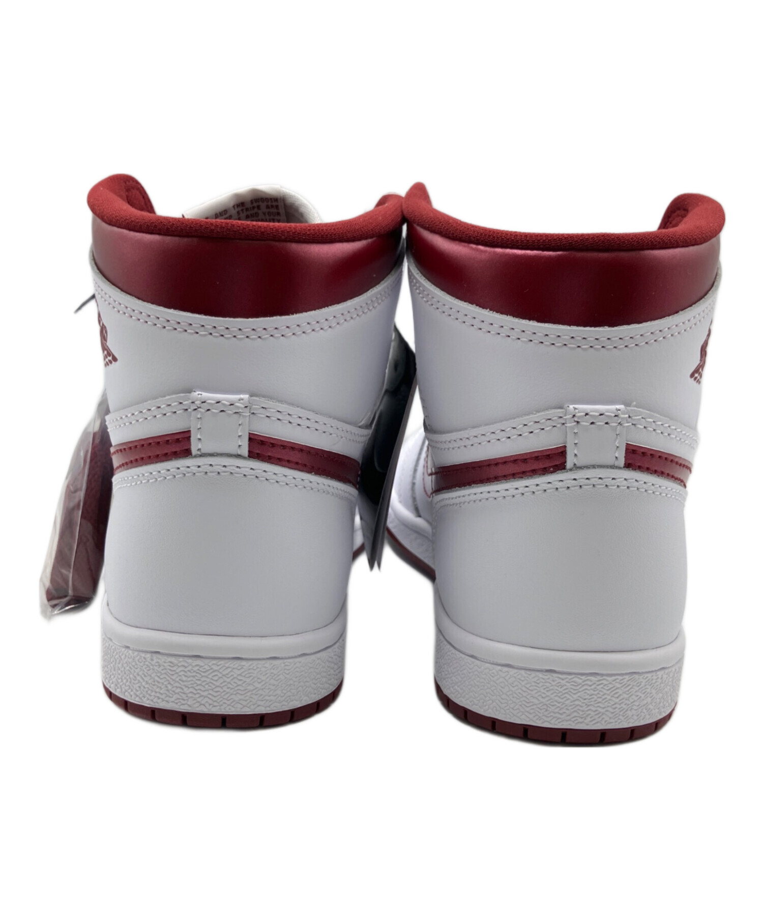 中古・古着通販】NIKE (ナイキ) ハイカットスニーカー ホワイト×レッド