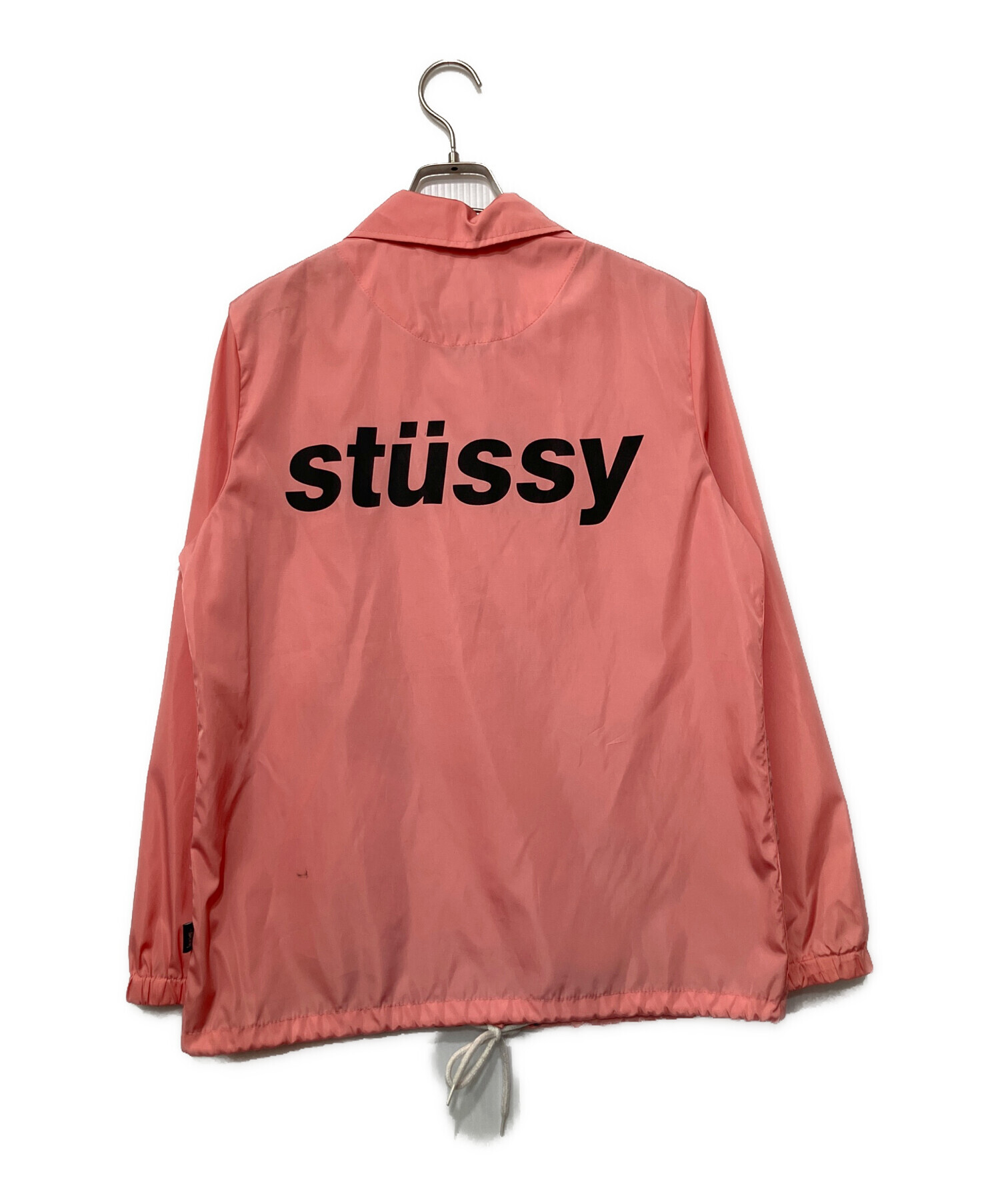 stüssy ピンク ジャンパー コーチジャケット 中古・古着通販】stussy (ステューシー) コーチジャケット ピンク