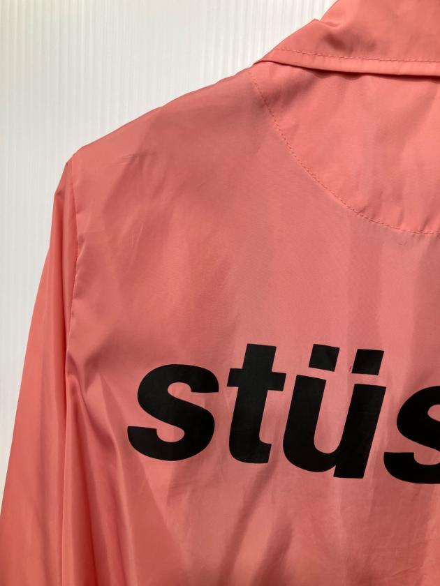 中古・古着通販】stussy (ステューシー) コーチジャケット ピンク