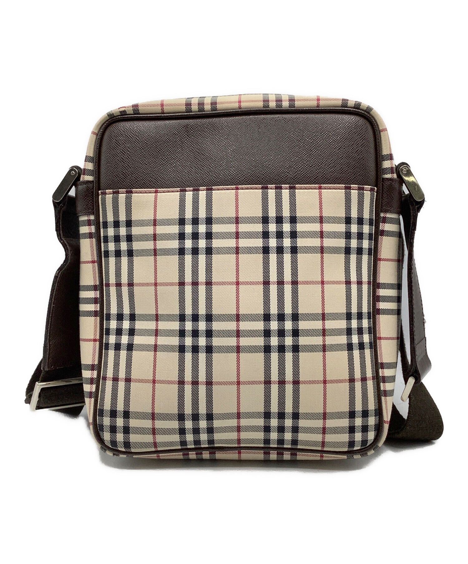 【中古】Burberryショルダーバッグ 中古・古着通販】BURBERRY (バーバリー) ショルダーバッグ ベージュ