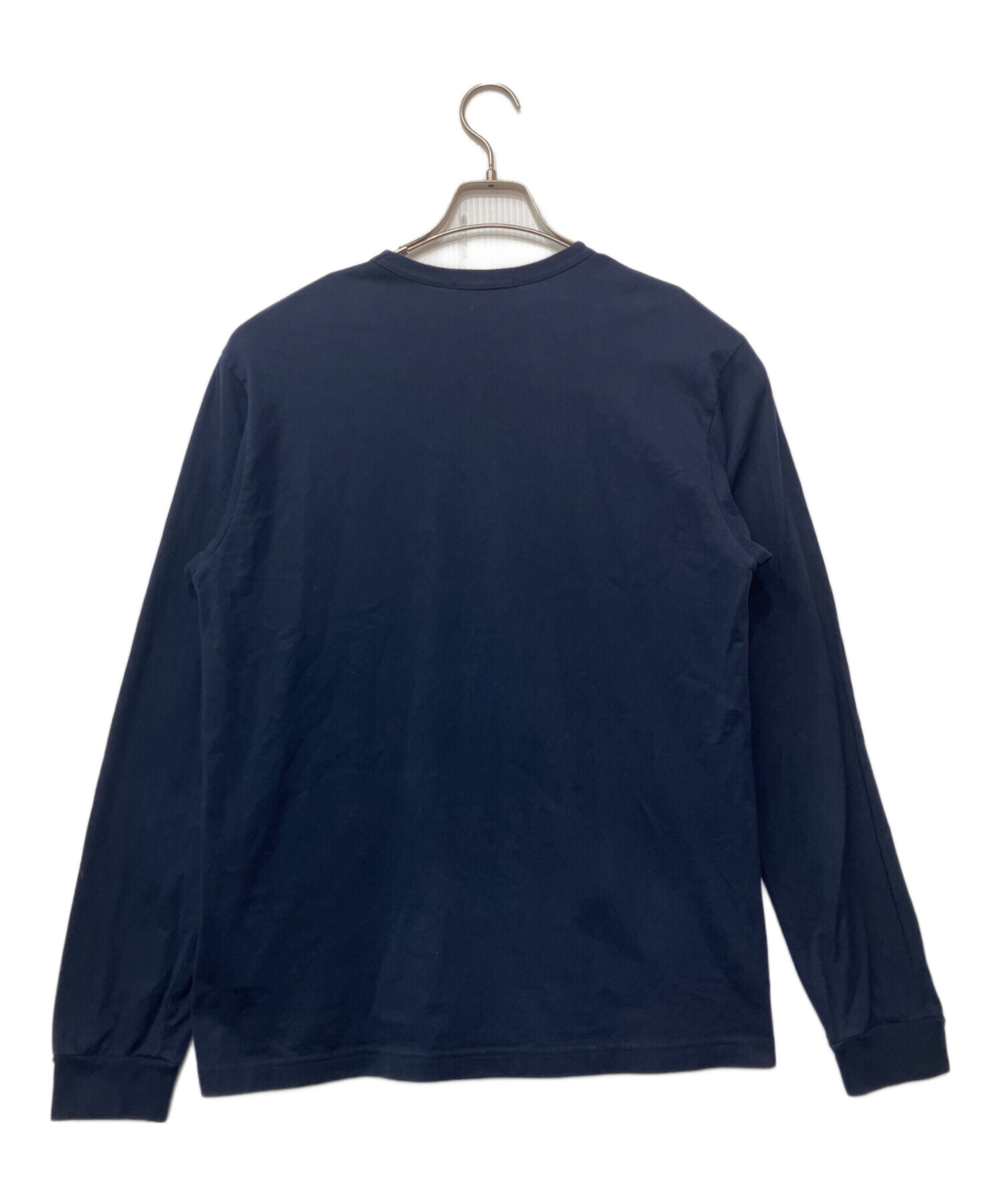 COMME des GARCONS 長袖Tシャツ ロングTシャツ XL ネイビー 中古・古着通販】COMME des GARCONS (コムデギャルソン) ロング