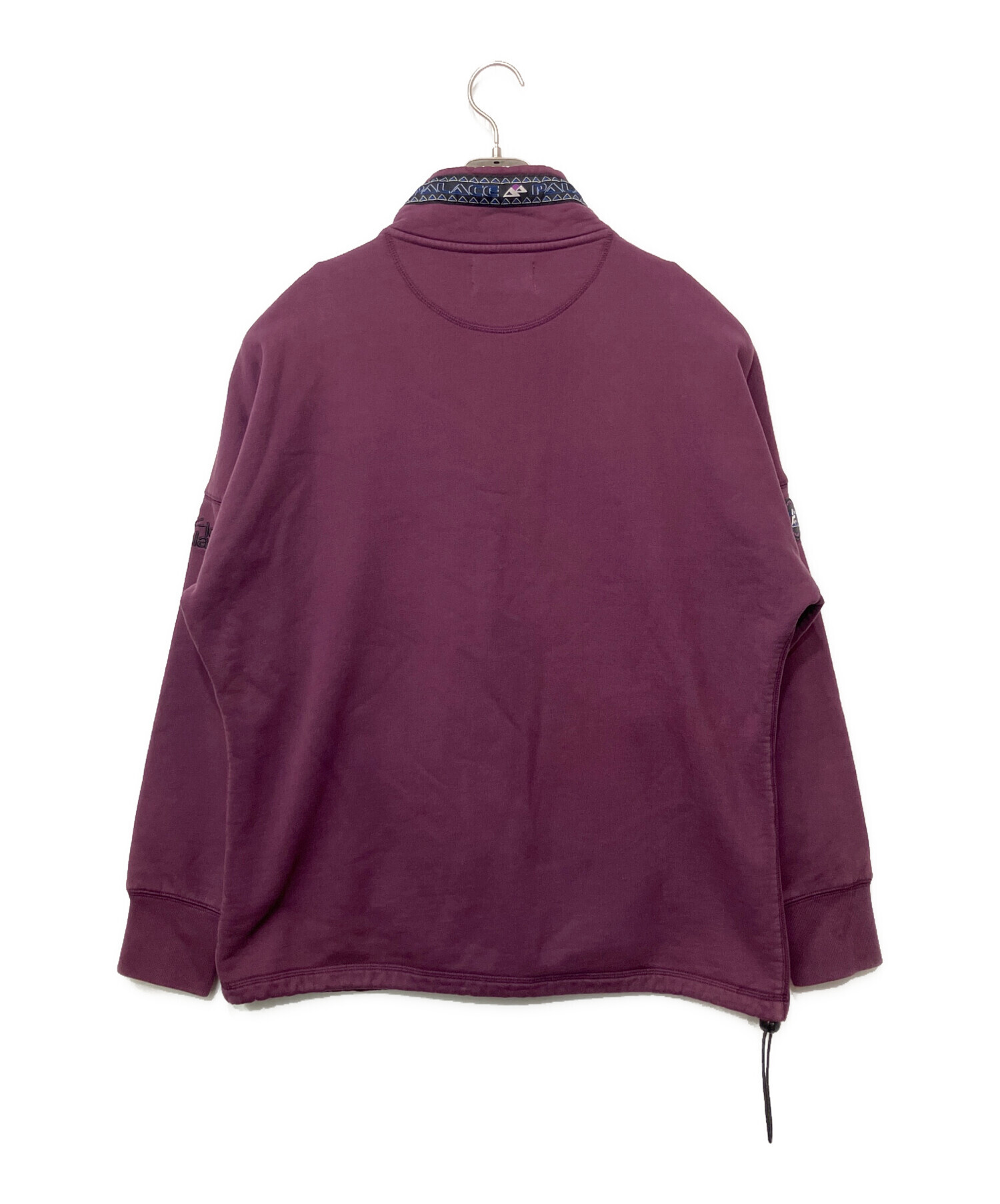 中古・古着通販】PALACE (パレス) ハーフジップスウェット パープル 