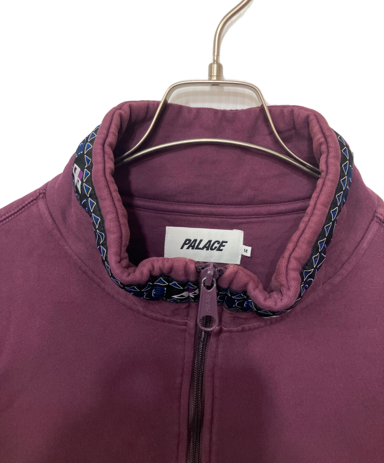 中古・古着通販】PALACE (パレス) ハーフジップスウェット パープル 