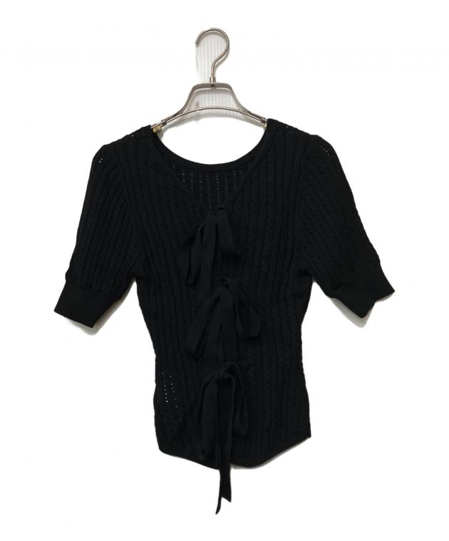 中古・古着通販】Snidel (スナイデル) バックオープンリボンニットTOPS 