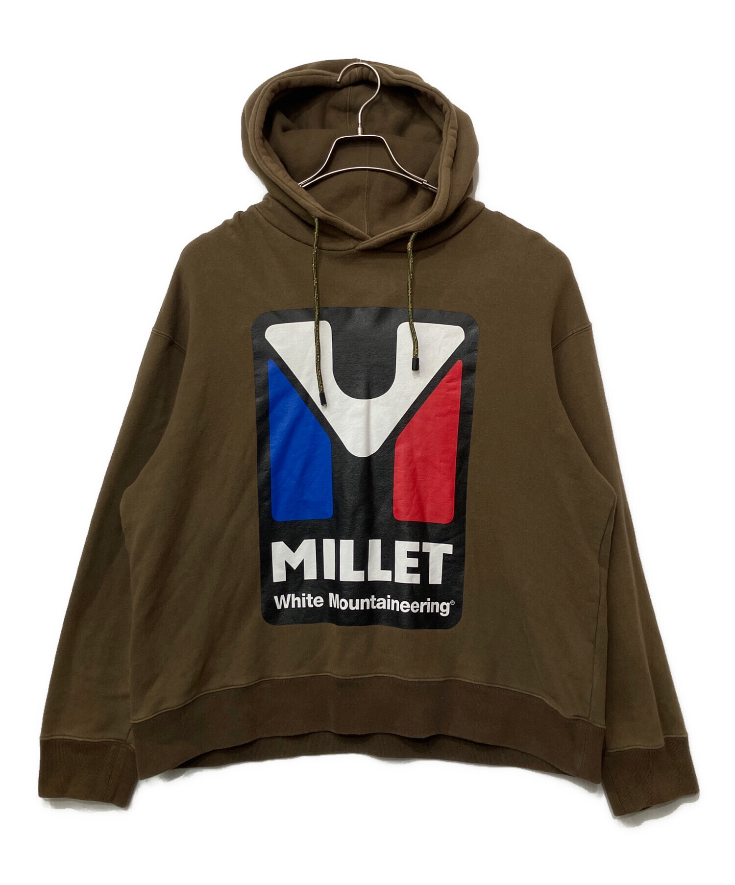 中古・古着通販】MILLET (ミレー) プルオーバーパーカー ブラウン 