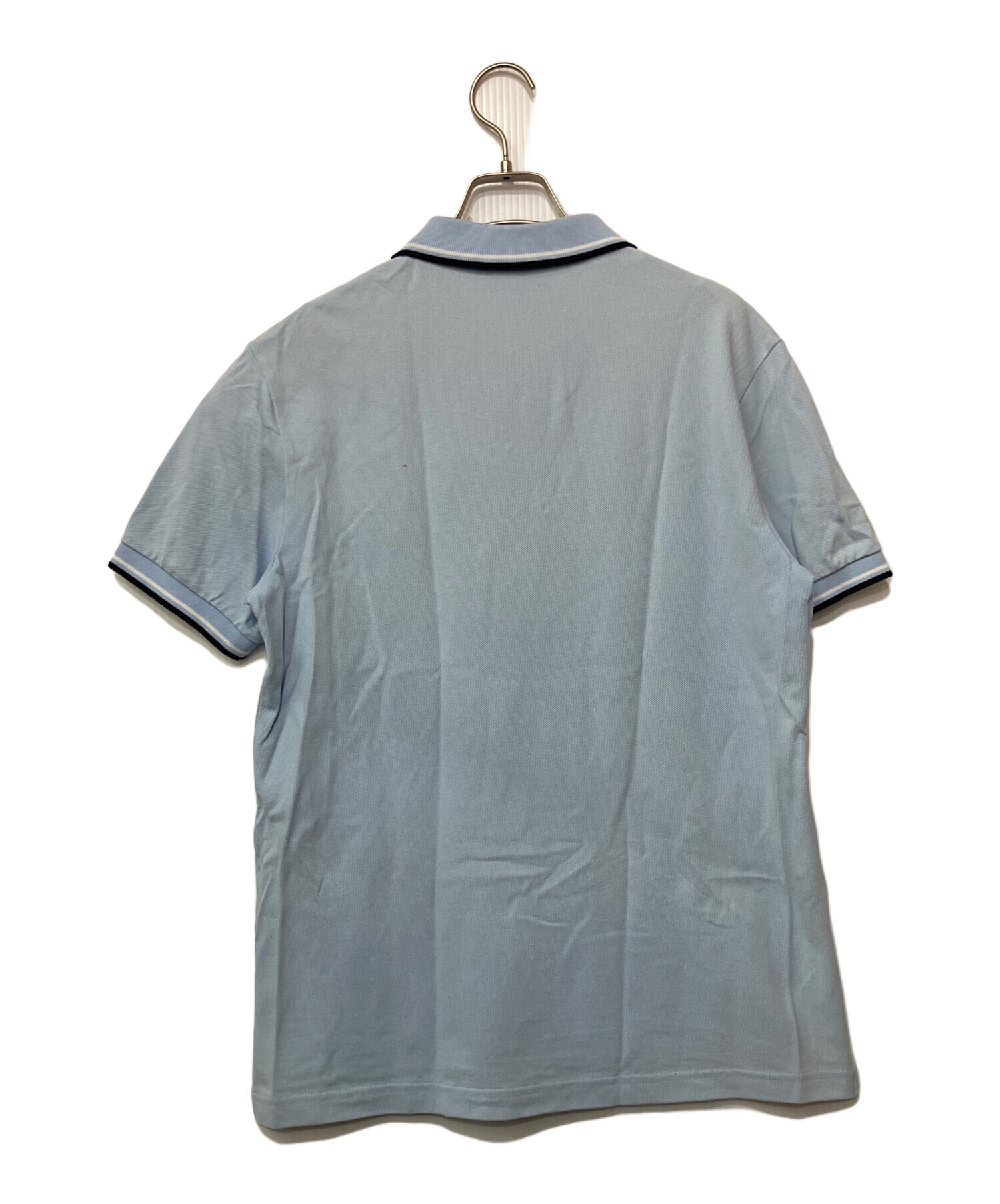中古・古着通販】PRADA (プラダ) ポロシャツ スカイブルー サイズ:L