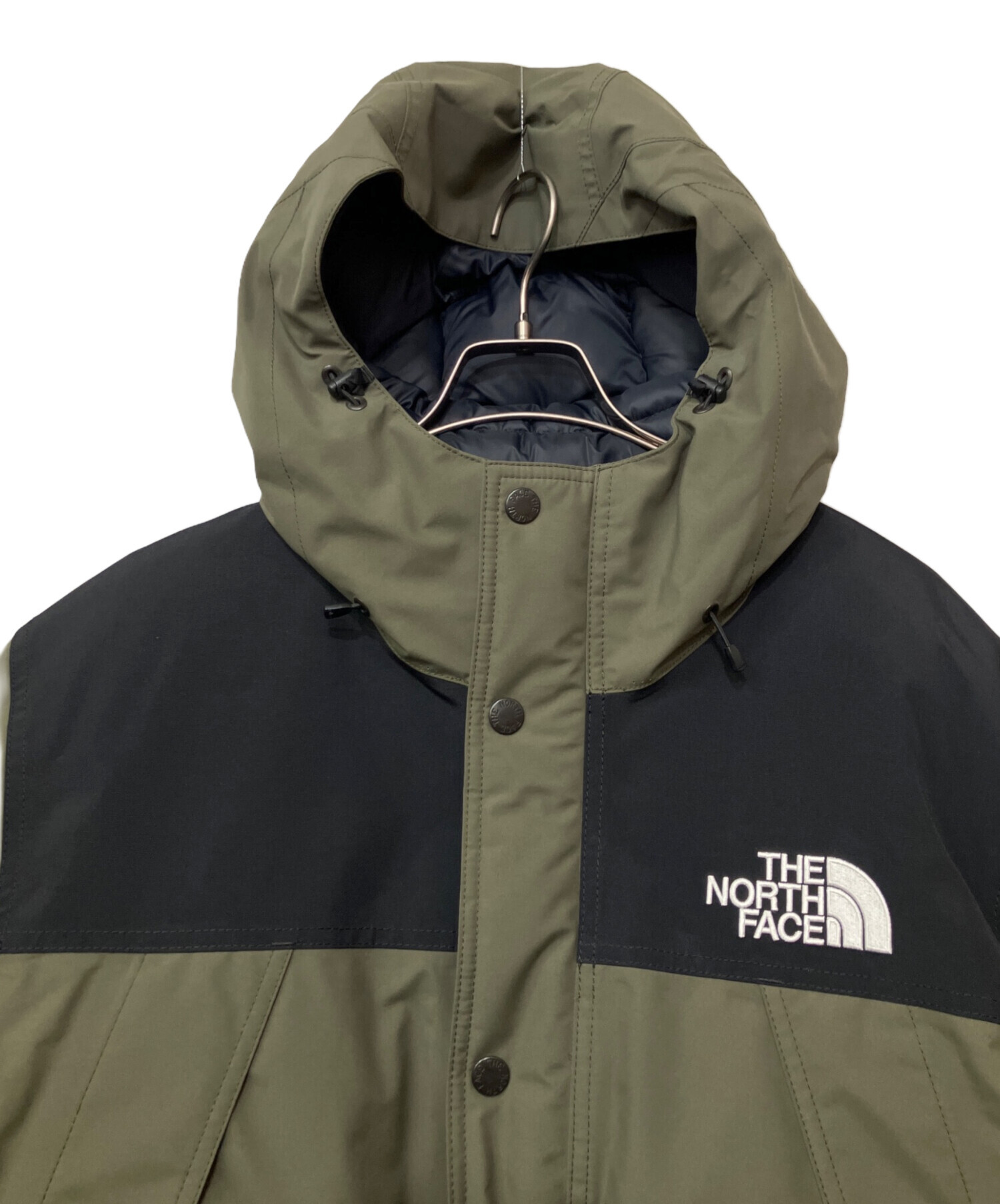THE NORTH FACE マウンテンパーカー Lサイズ カーキ/ブラック 中古・古着通販】THE NORTH FACE (ザ ノース フェイス) Mountain Down