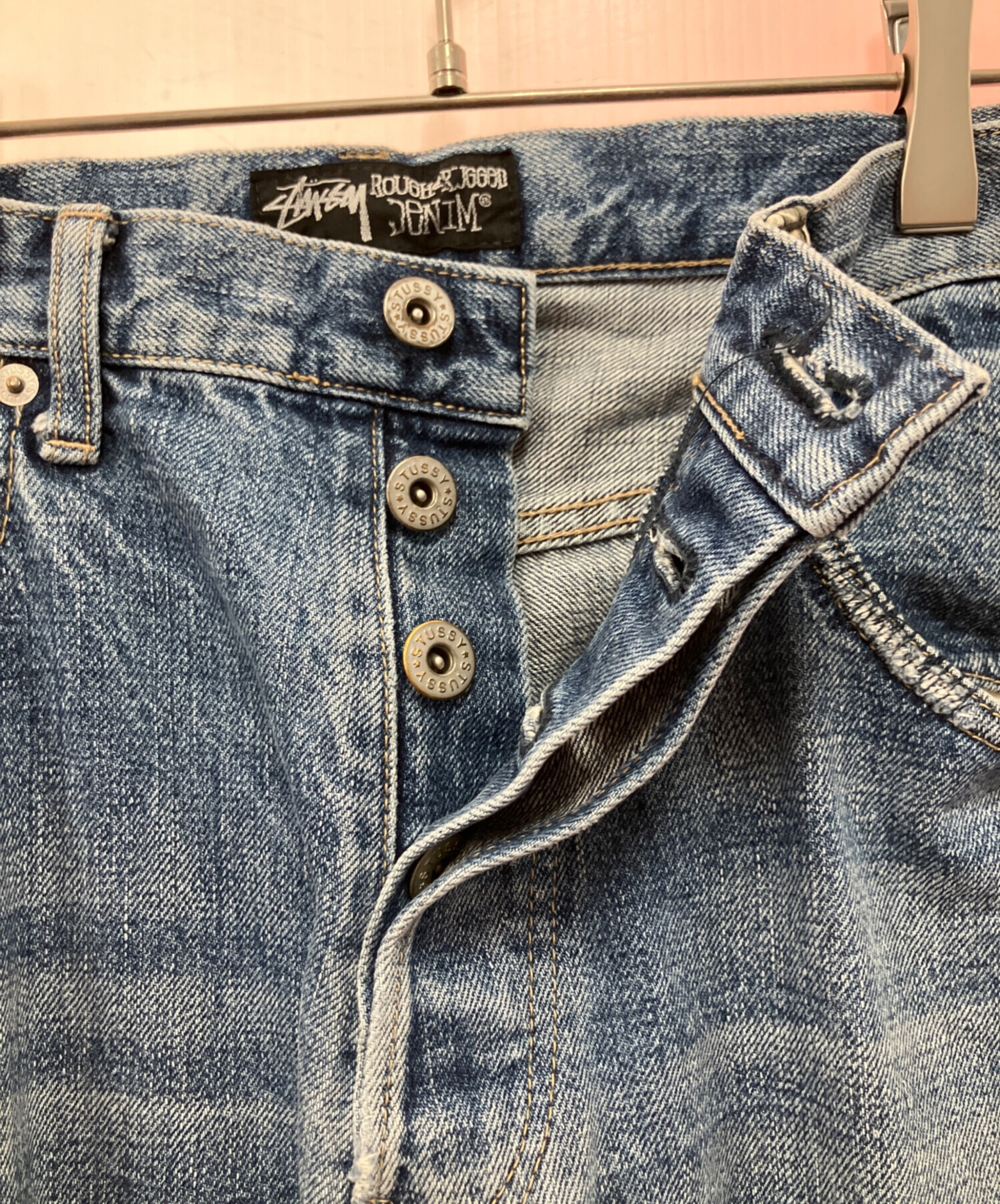 中古・古着通販】stussy (ステューシー) デニムパンツ ブルー サイズ