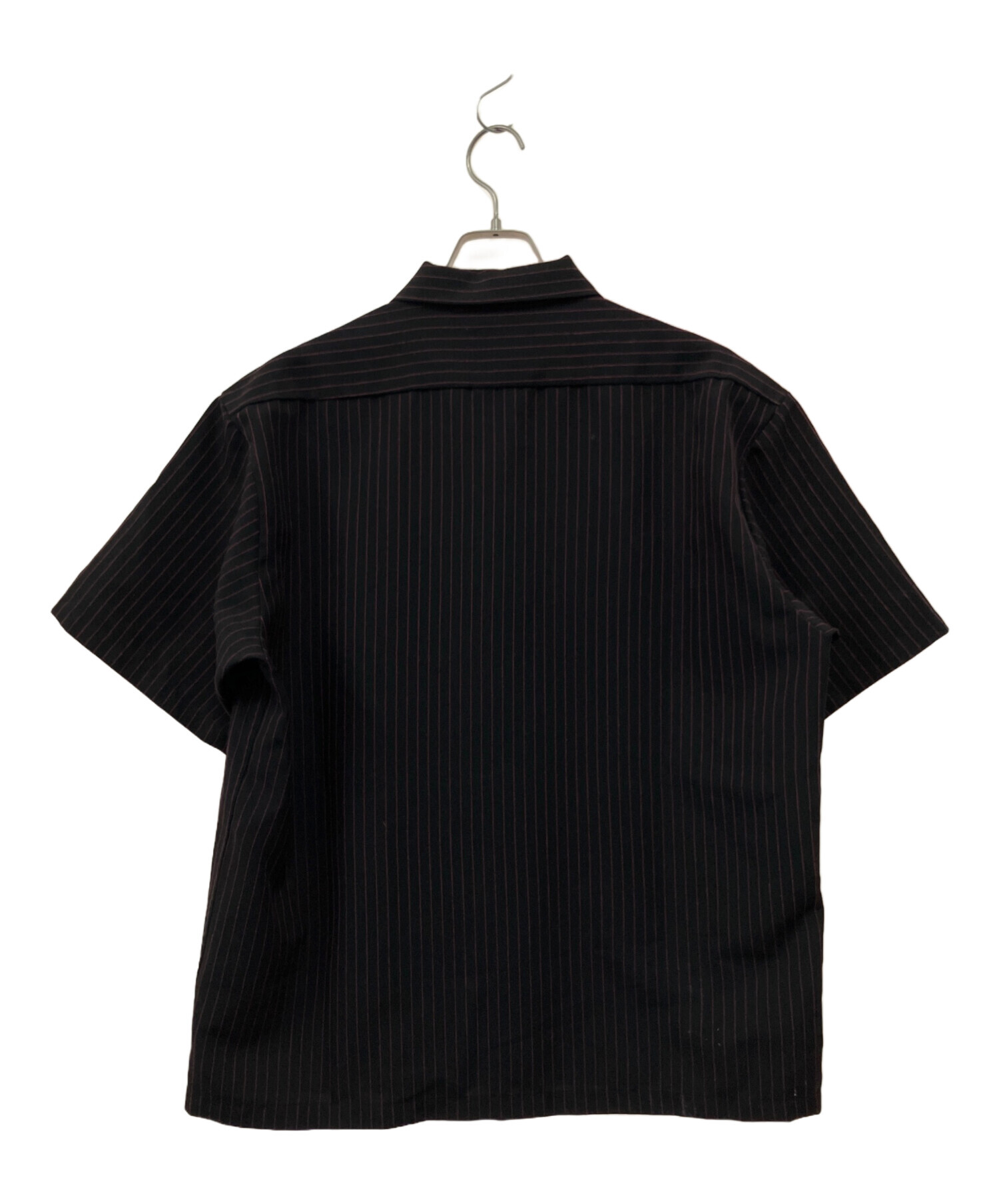 中古・古着通販】Schott (ショット) 半袖シャツ ブラック×レッド