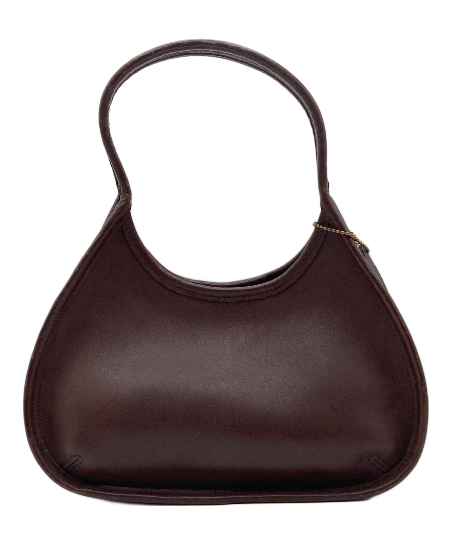 COACH ブラウンレザー ハンドバッグ 中古・古着通販】COACH (コーチ) ハンドバッグ ブラウン｜ブランド