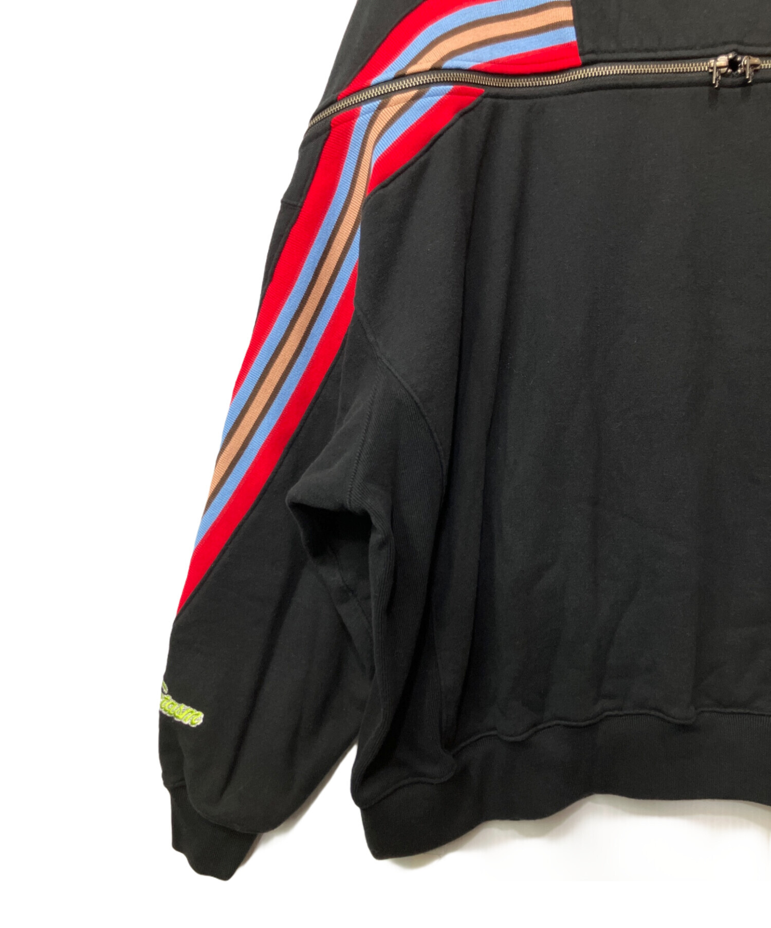 FACETASM / スウェット/4/コットン/BLK 中古・古着通販】FACETASM (ファセッタズム) スウェット ブラック