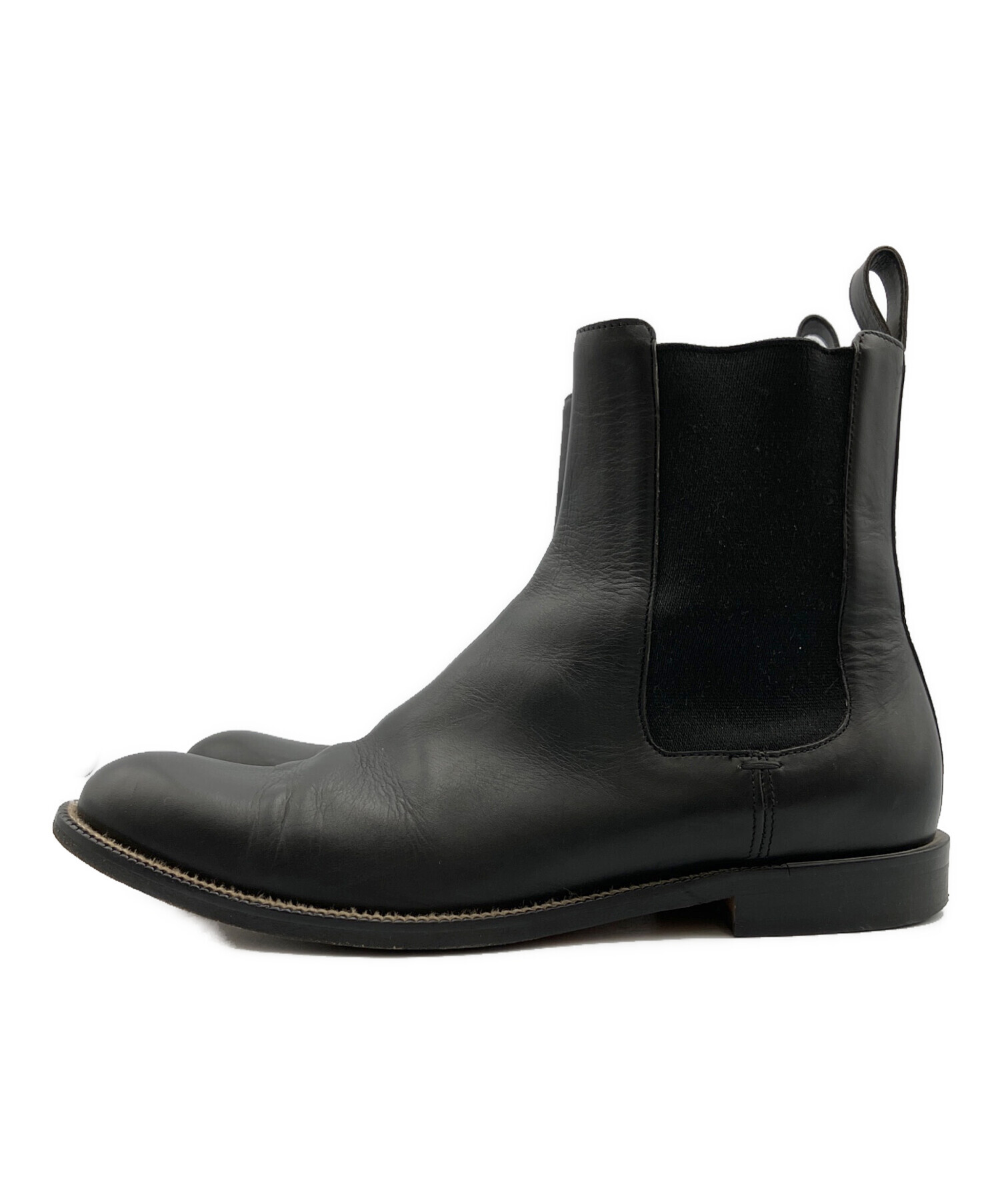 中古・古着通販】GUCCI (グッチ) サイドゴアブーツ ブラック サイズ:6