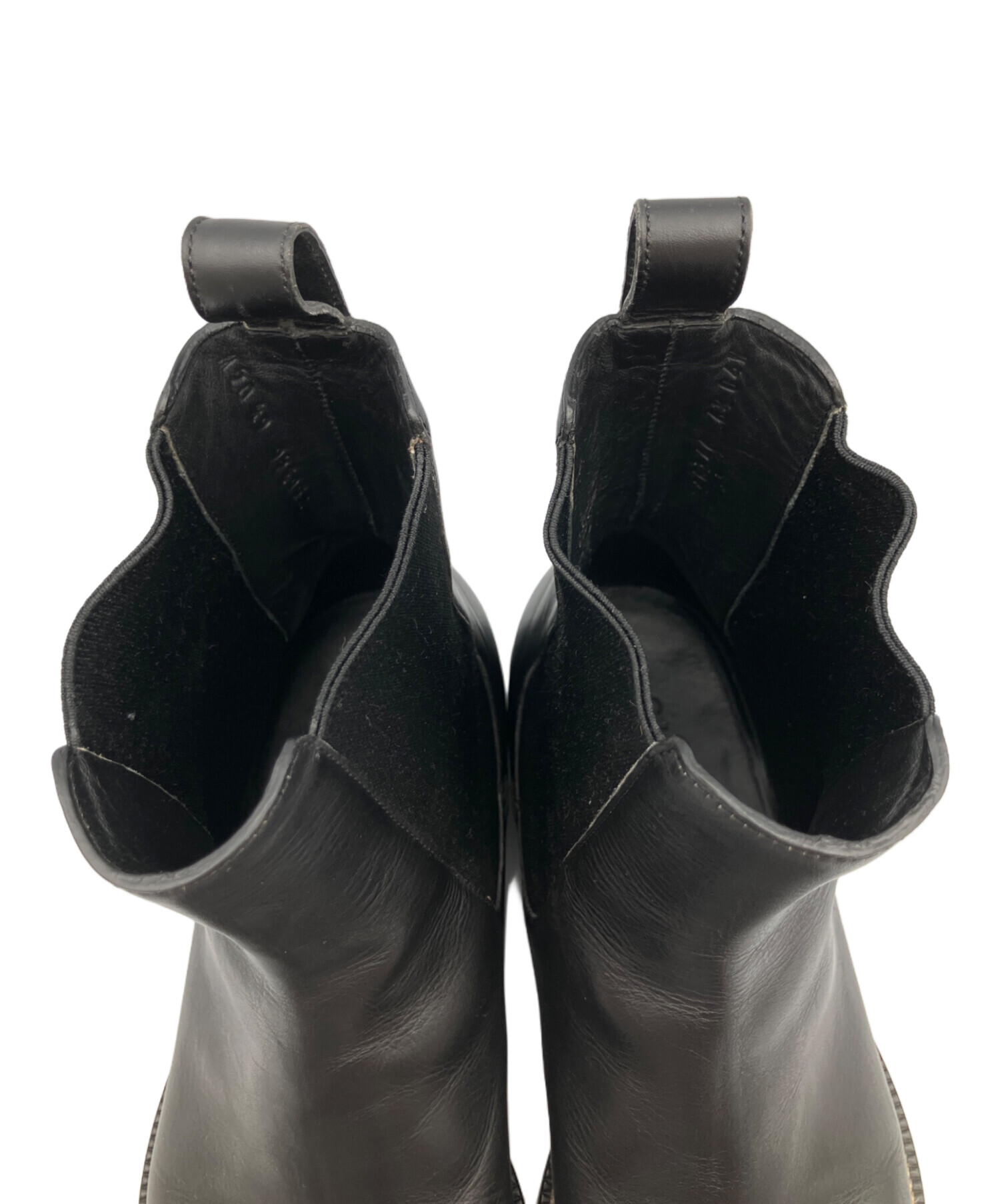 中古・古着通販】GUCCI (グッチ) サイドゴアブーツ ブラック サイズ:6