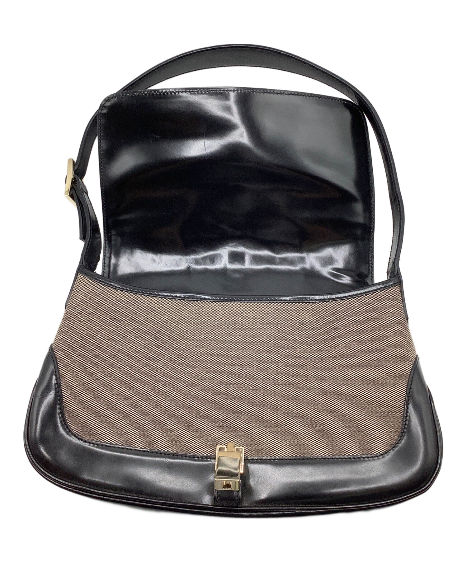 中古・古着通販】GUCCI (グッチ) ジャッキー ハンドバッグ グレー 