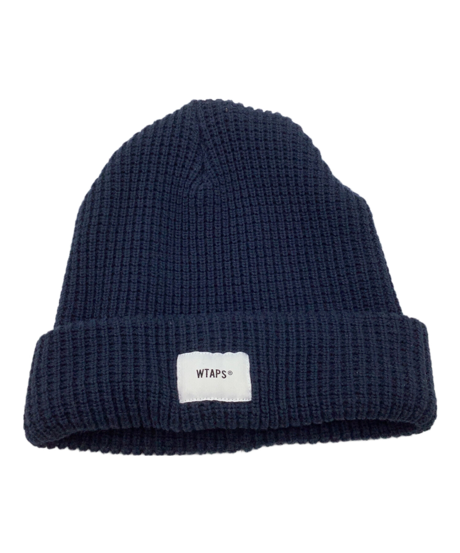 中古・古着通販】WTAPS (ダブルタップス) ニット帽 ネイビー｜ブランド