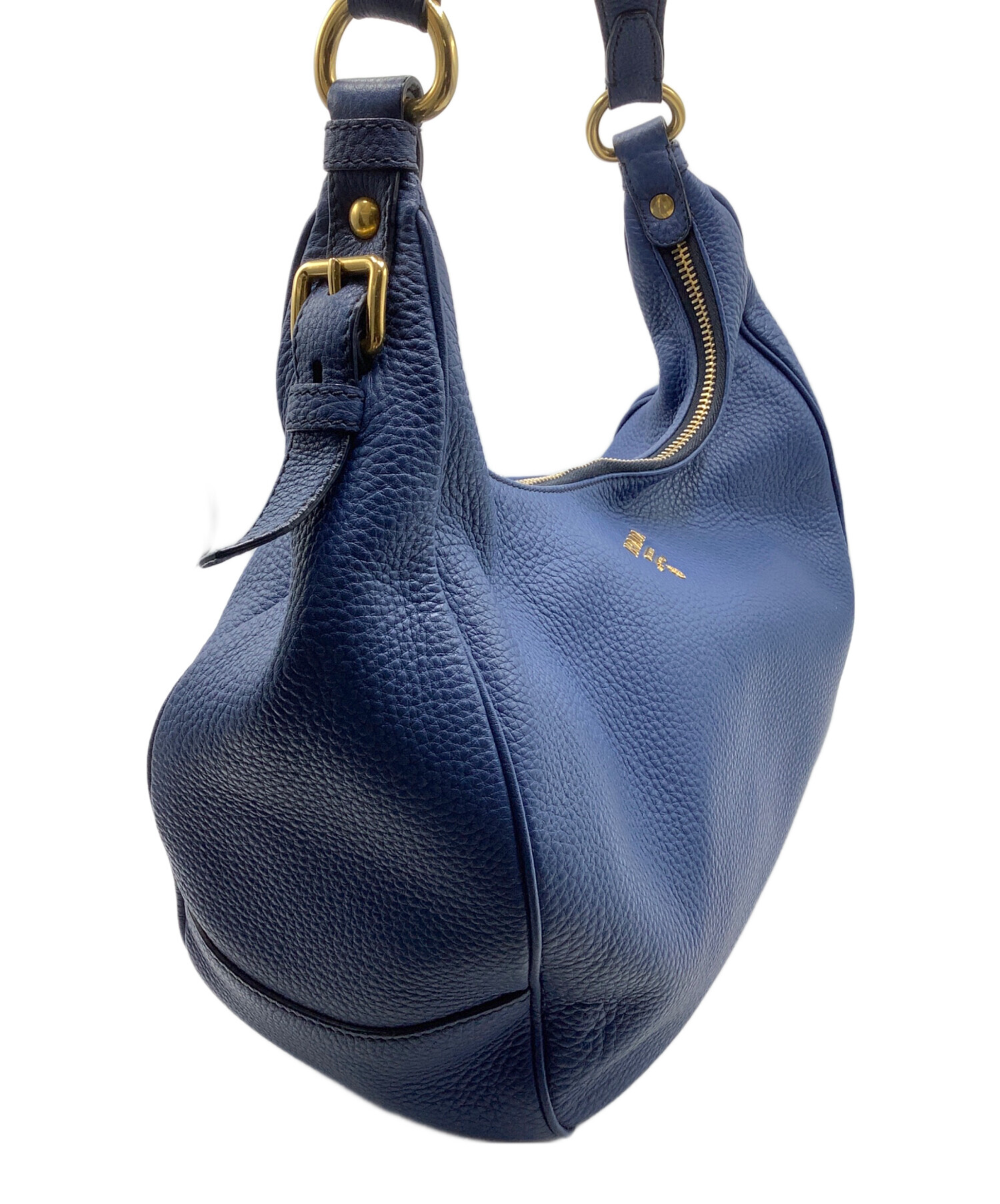 PRADA プラダ ショルダーバッグ 中古・古着通販】PRADA (プラダ) ショルダーバッグ ブルー｜ブランド