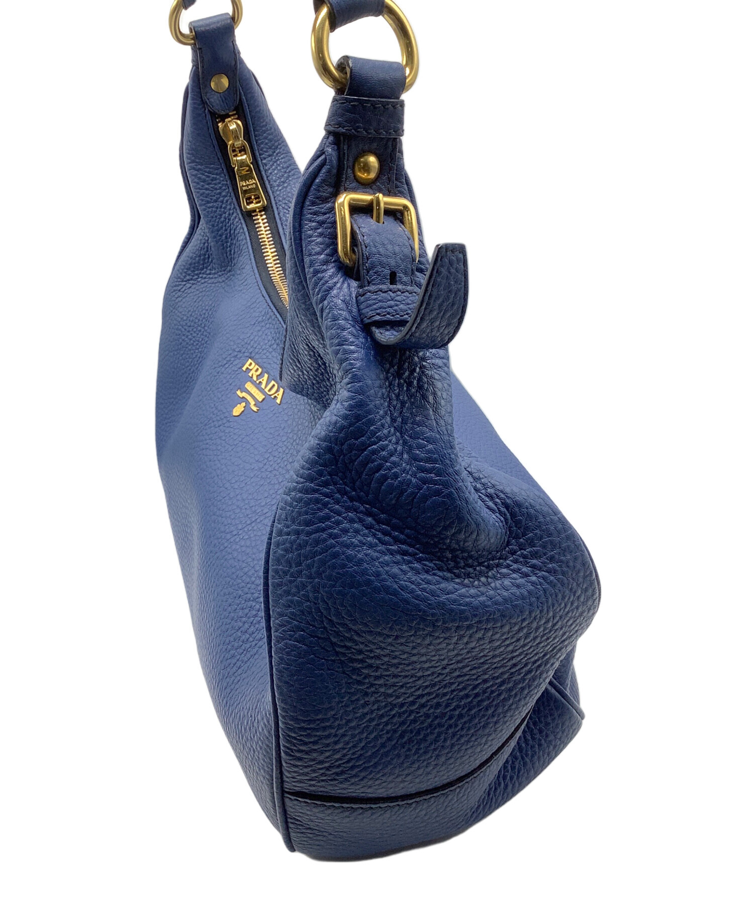 中古・古着通販】PRADA (プラダ) ショルダーバッグ ブルー｜ブランド