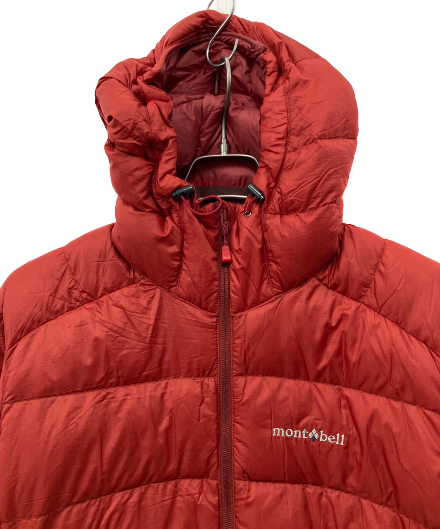 90s オールド モンベル アルパインダウンパーカー レッド XL 中古・古着通販】mont-bell (モンベル) ライトアルパインダウン