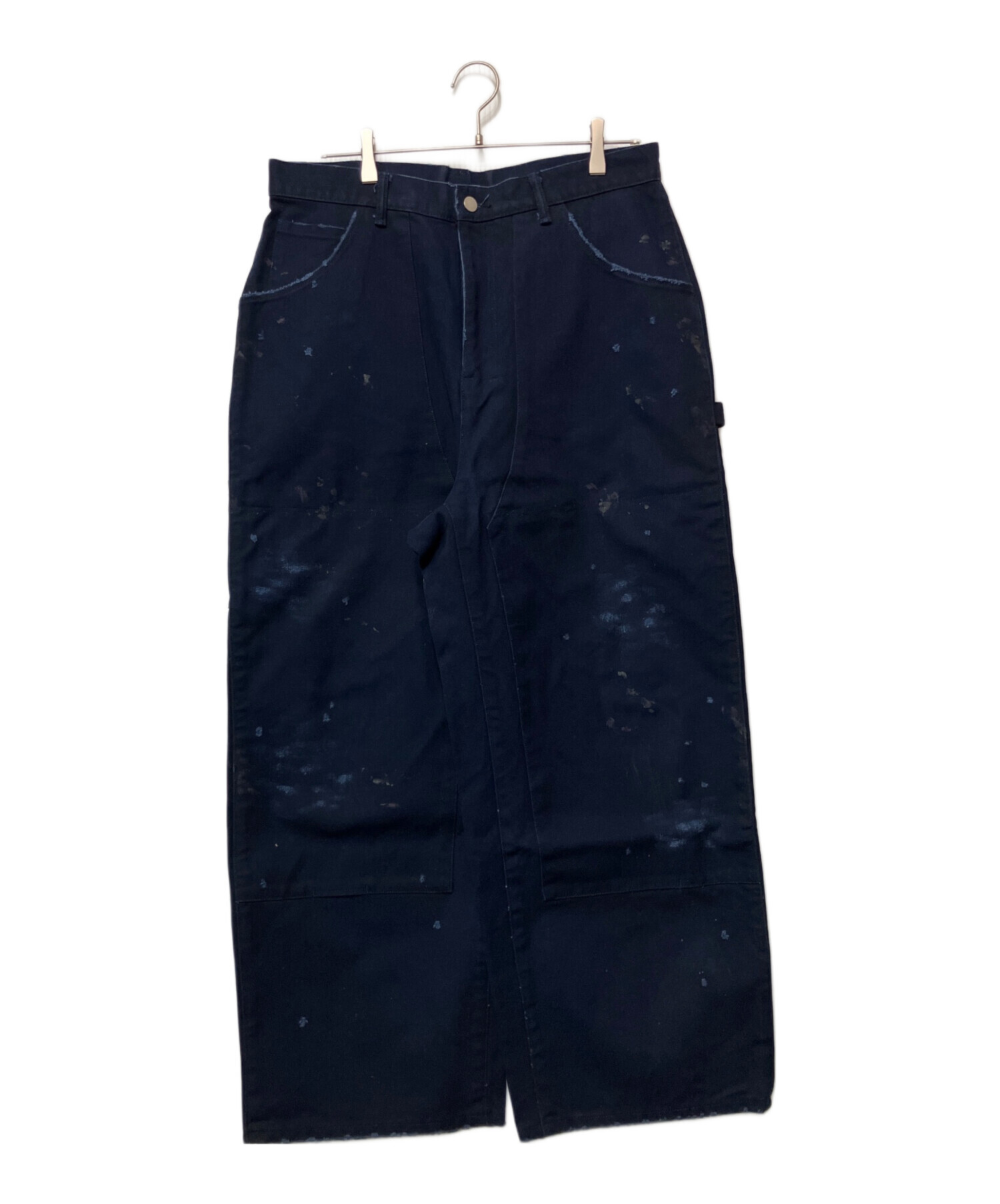 中古・古着通販】ANCELLM (アンセルム) ペインターパンツ ネイビー