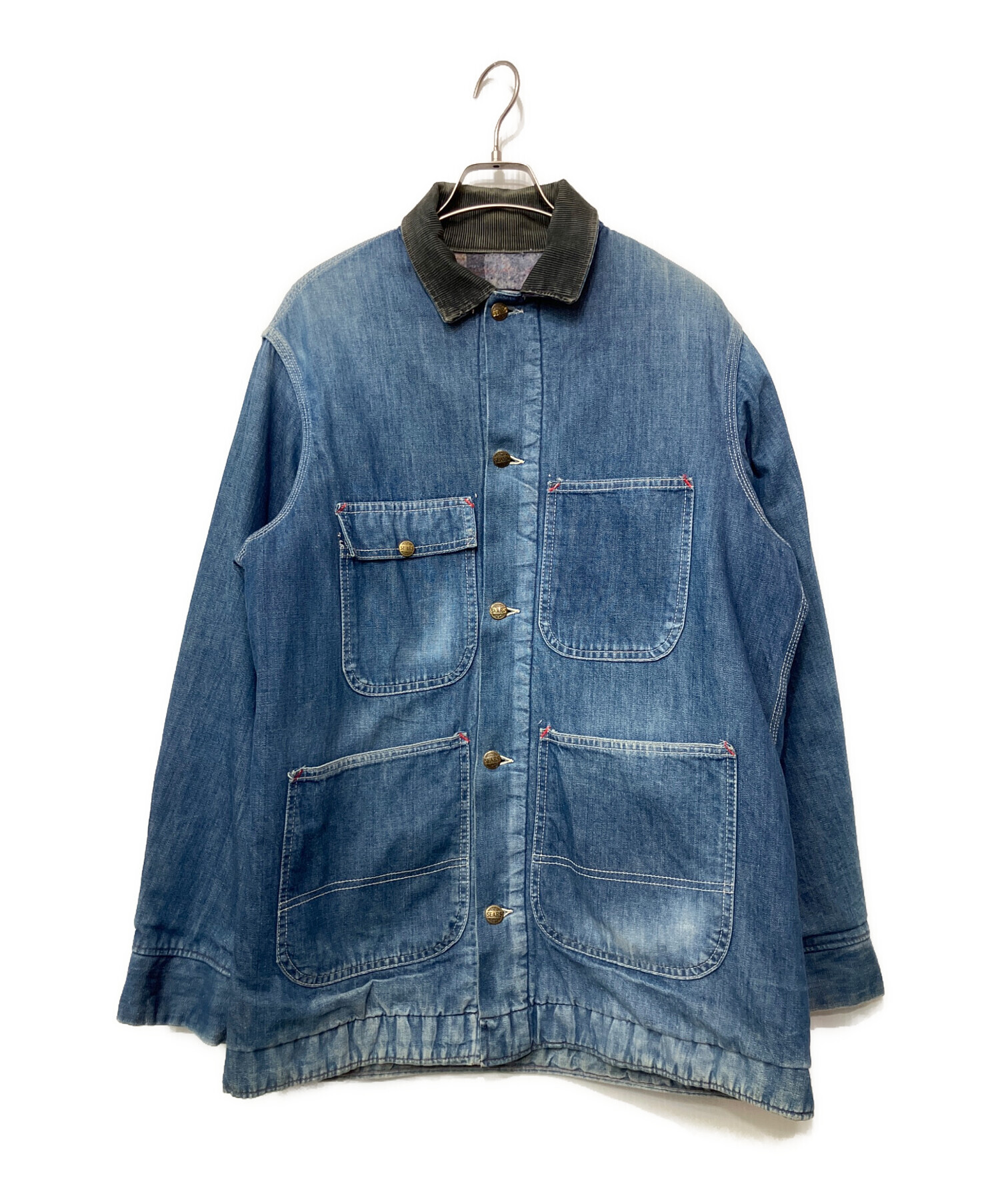 中古・古着通販】Sears (シアーズ) デニムカバーオール インディゴ 