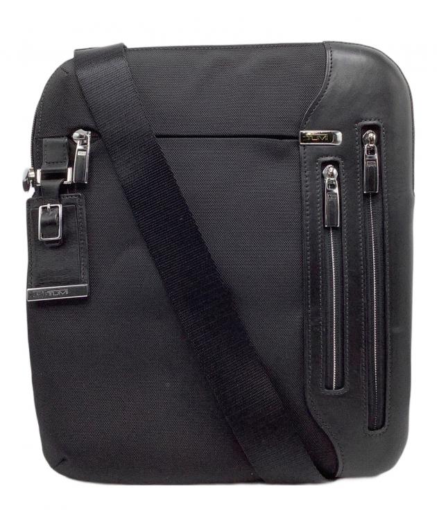 【美品】TUMI ブラック ショルダーバッグ213D3 中古・古着通販】TUMI (トゥミ) ショルダーバッグ ブラック｜ブランド