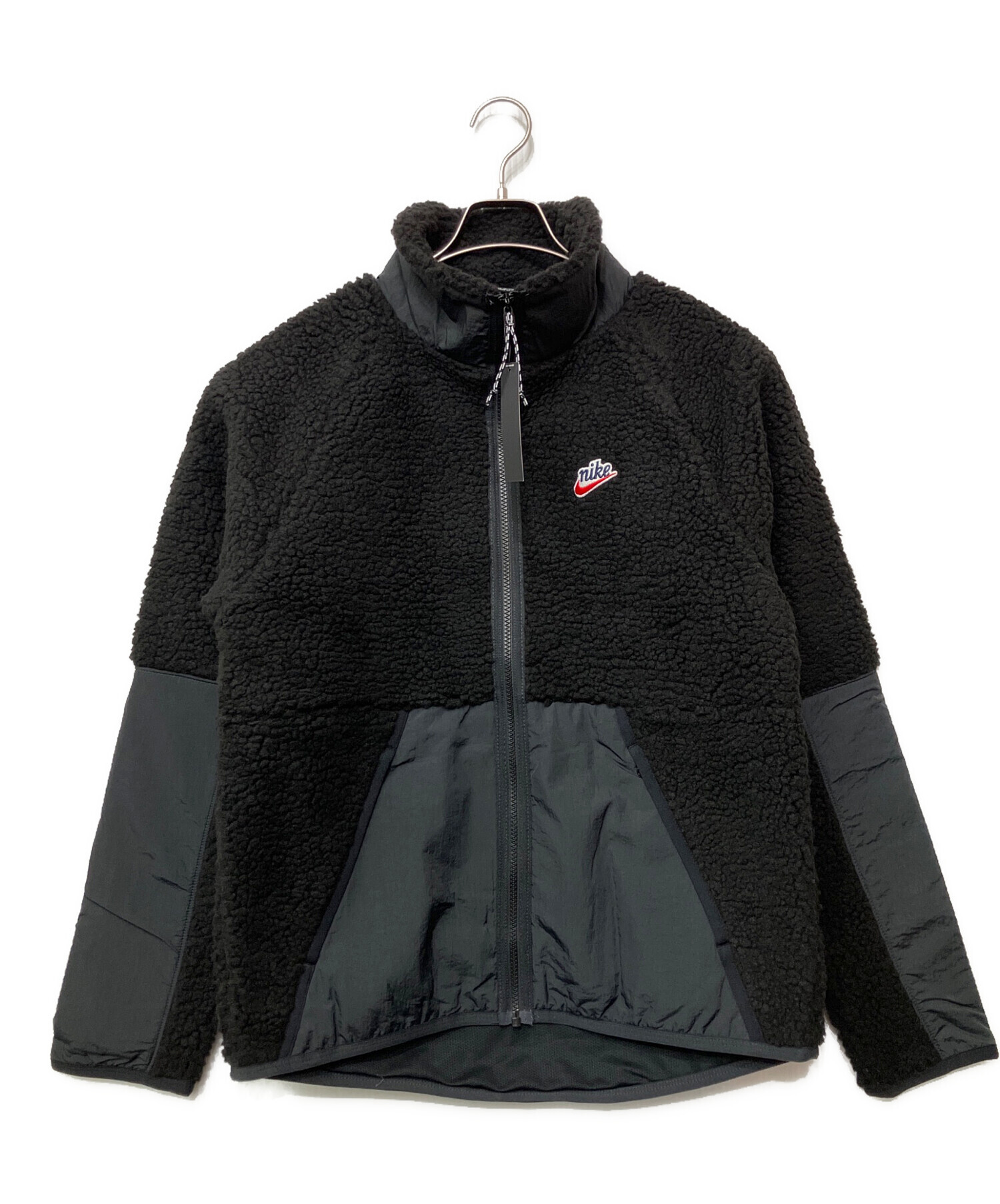 中古・古着通販】NIKE (ナイキ) フリースジャケット ブラック サイズ:M 