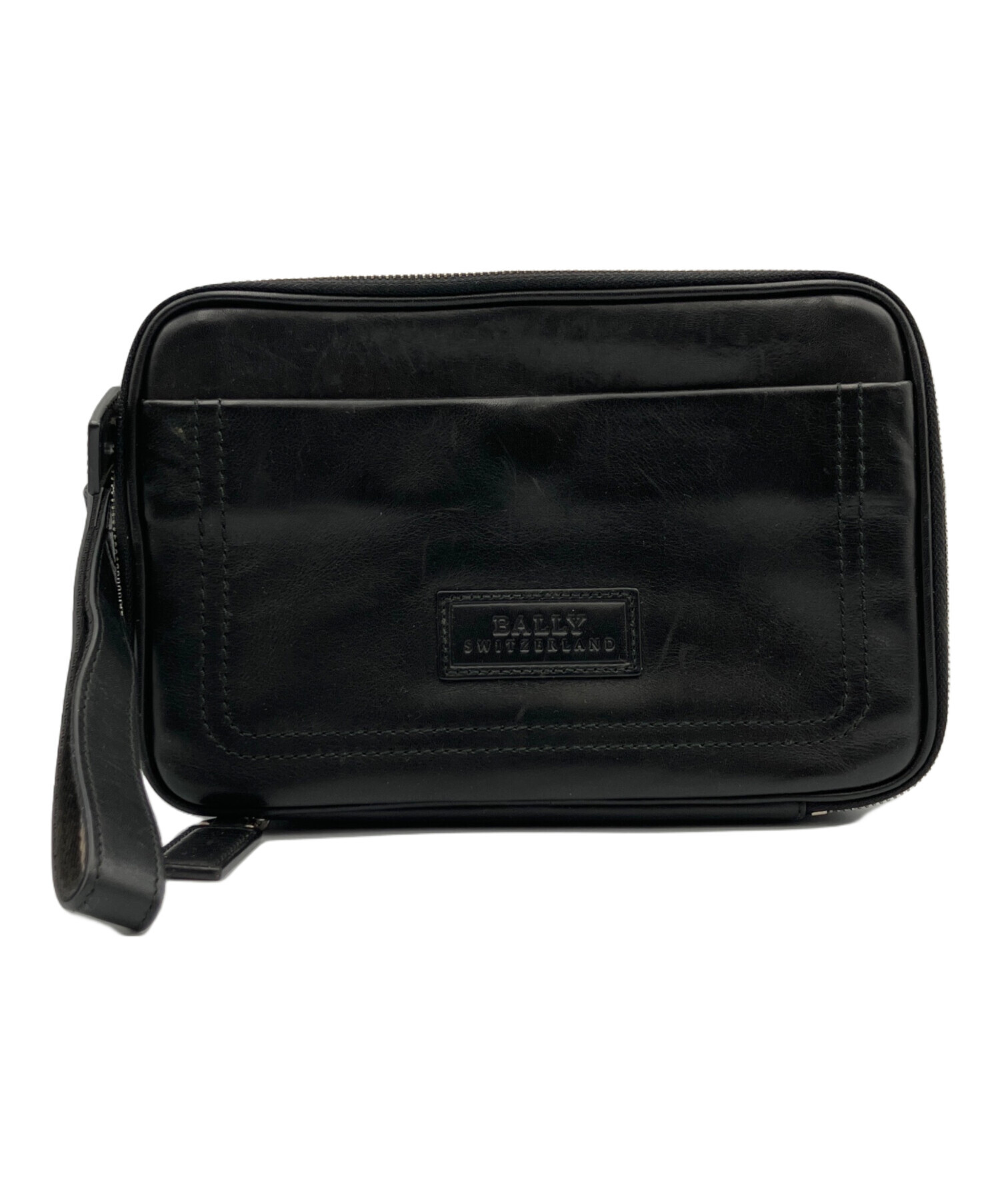 ☆良品☆ BALLY バリー　パーティーバック　クラッチ　レザー　本革　希少 中古・古着通販】BALLY (バリー) クラッチバッグ ブラック｜ブランド