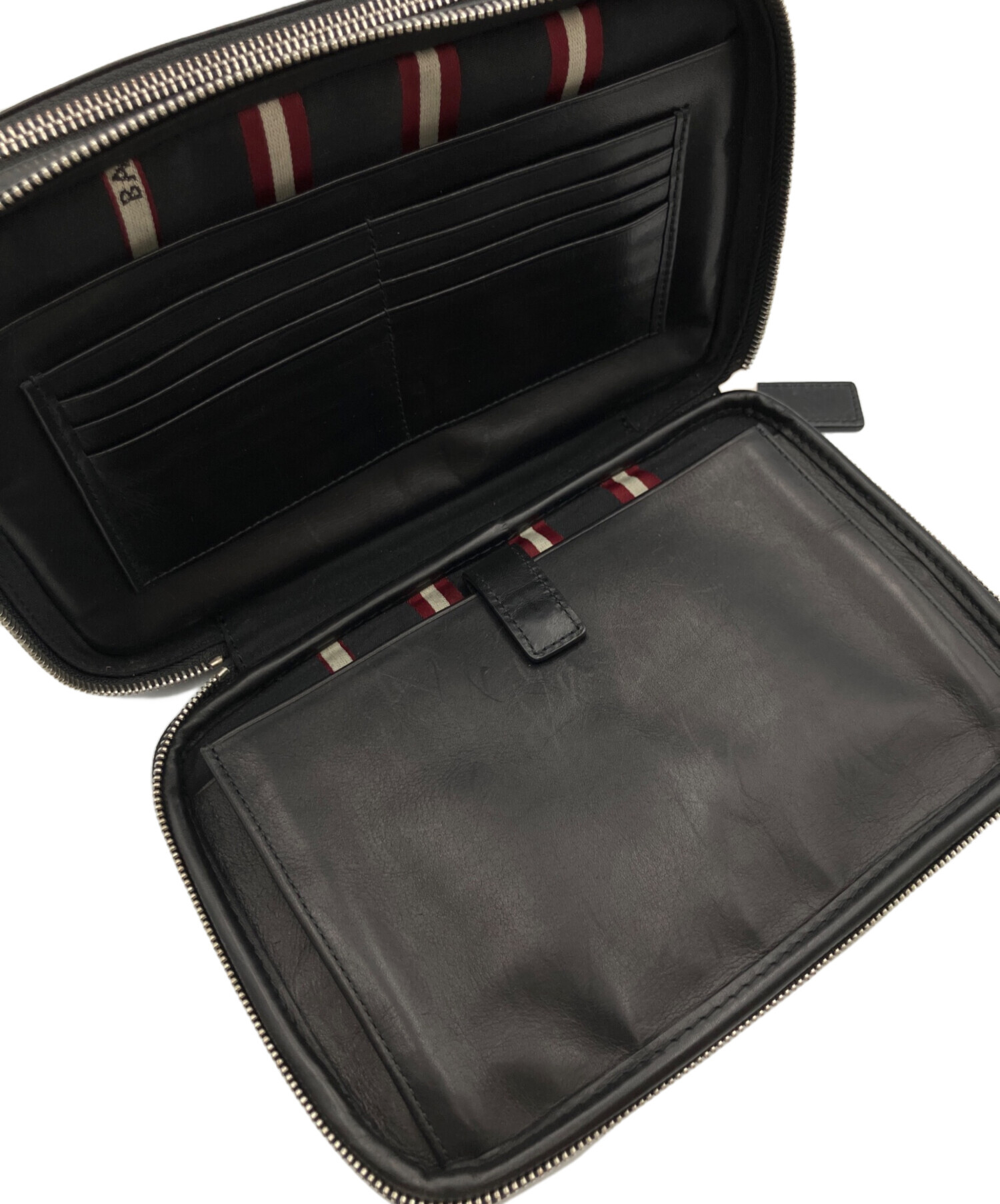 ☆良品☆ BALLY バリー　パーティーバック　クラッチ　レザー　本革　希少 中古・古着通販】BALLY (バリー) クラッチバッグ ブラック｜ブランド