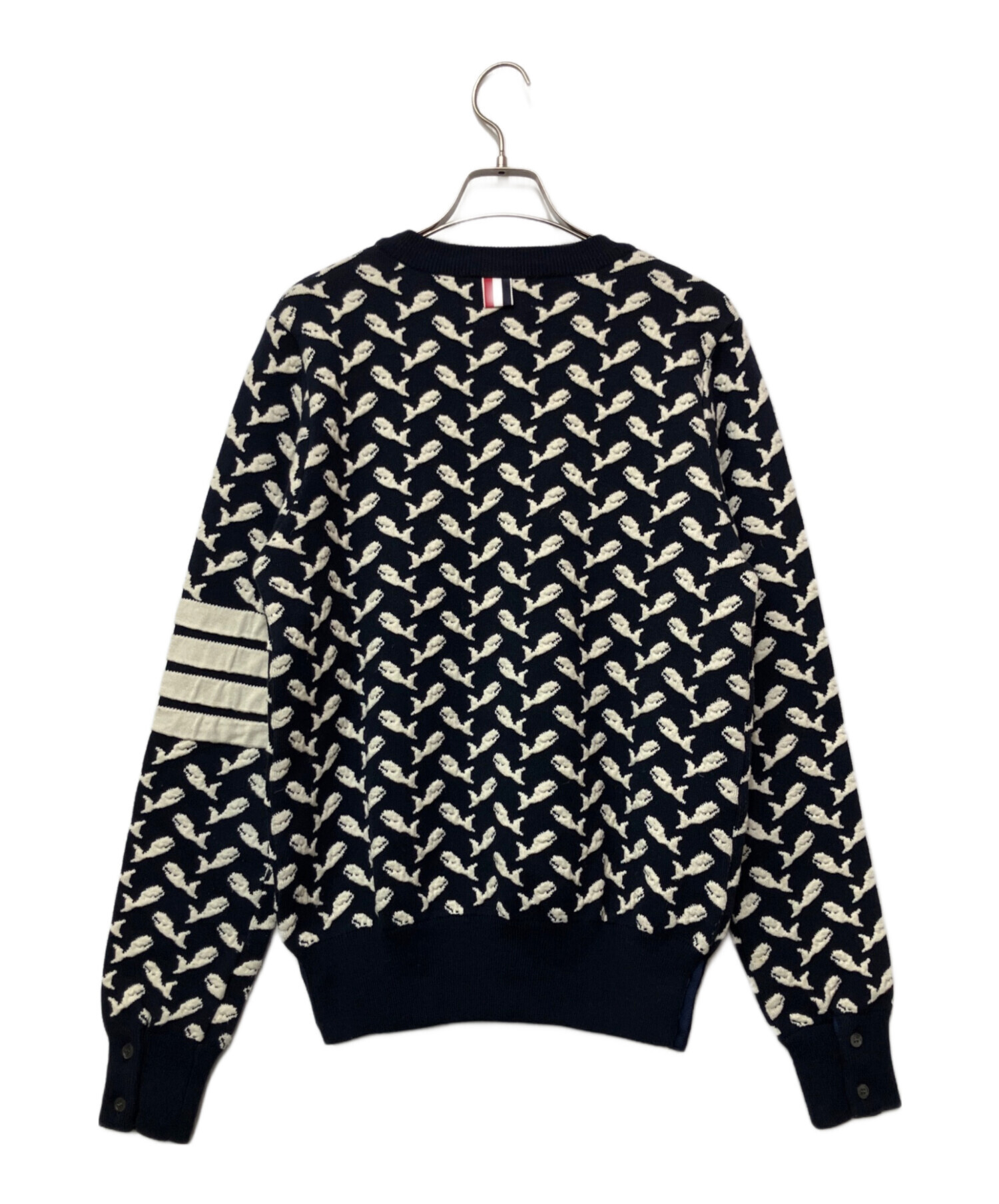 中古・古着通販】Thom Browne (トムブラウン) 厚手ニット ネイビー 