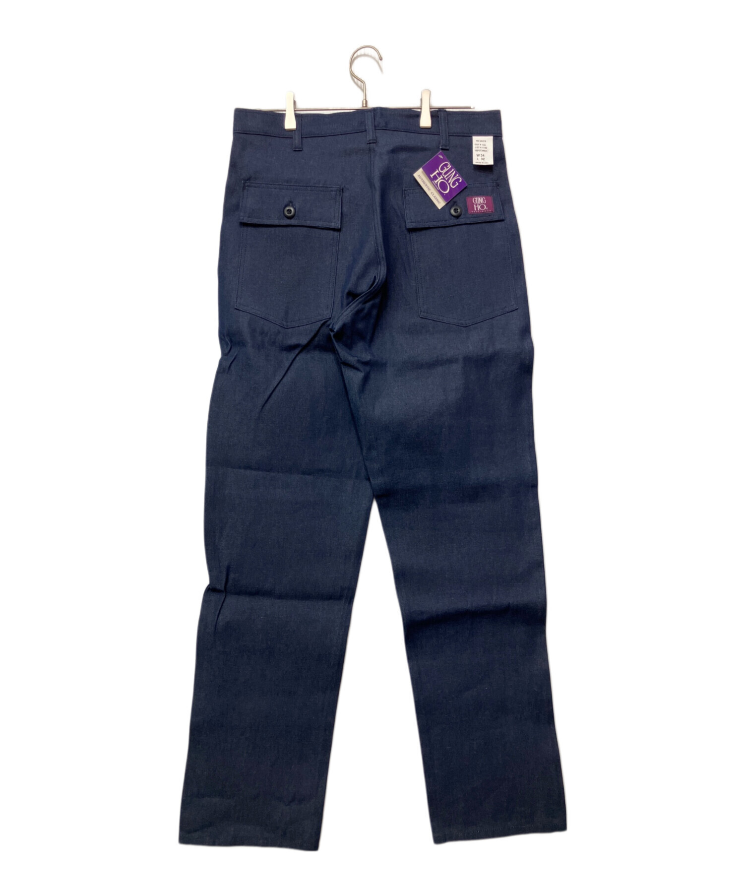 中古・古着通販】GUNG HO (ガンホー) デニムパンツ ネイビー サイズ
