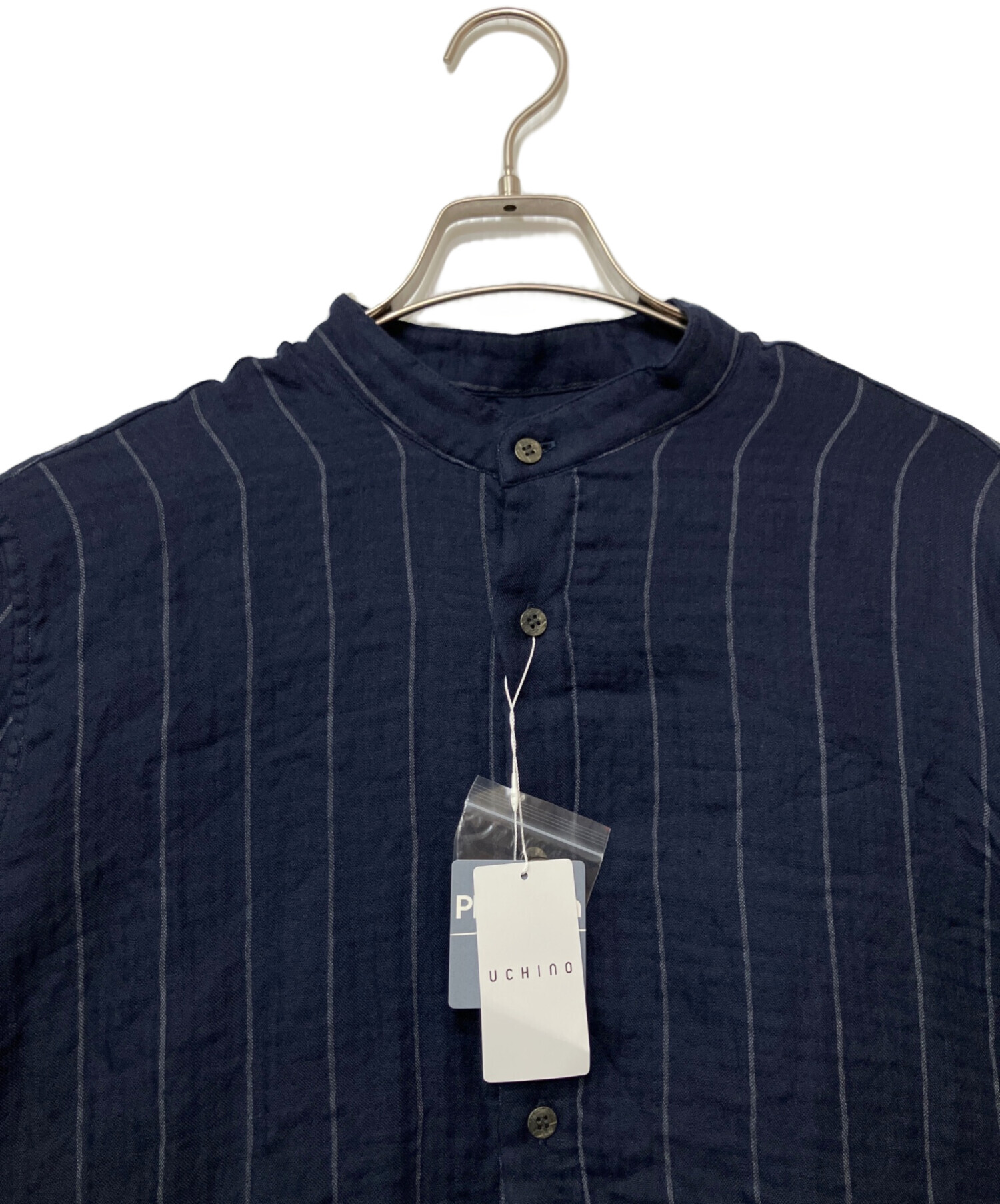 中古・古着通販】Plantation (プランテーション) 長袖シャツ ネイビー 