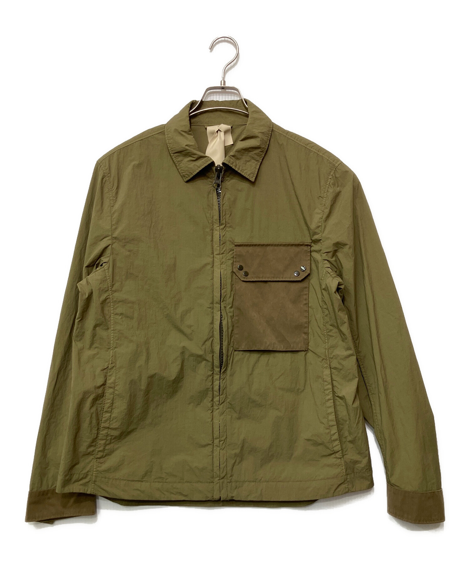 中古・古着通販】TEN-C (テンシー) ナイロンジャケット カーキ サイズ