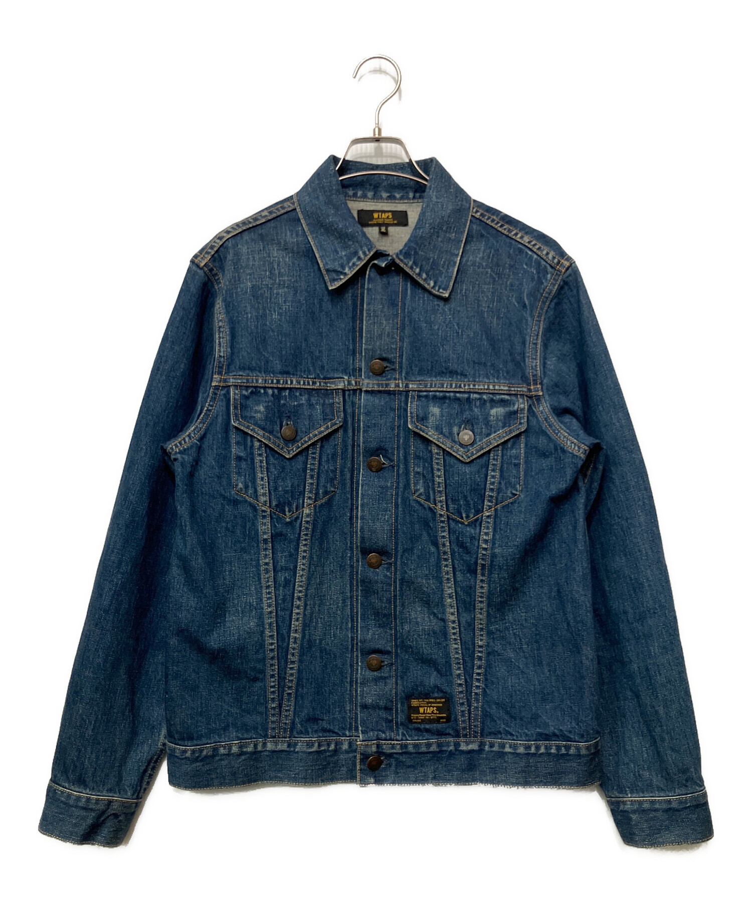 丸橋商店WTAPS デニムジャケット 中古・古着通販】WTAPS (ダブルタップス) デニムジャケット ブルー