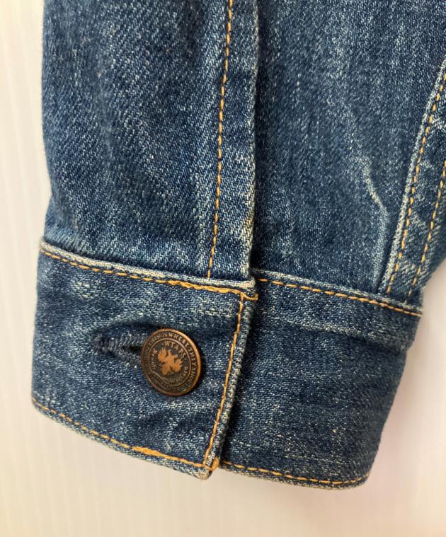 中古・古着通販】WTAPS (ダブルタップス) デニムジャケット ブルー 中古・古着通販】WTAPS (ダブルタップス) デニムジャケット ブルー